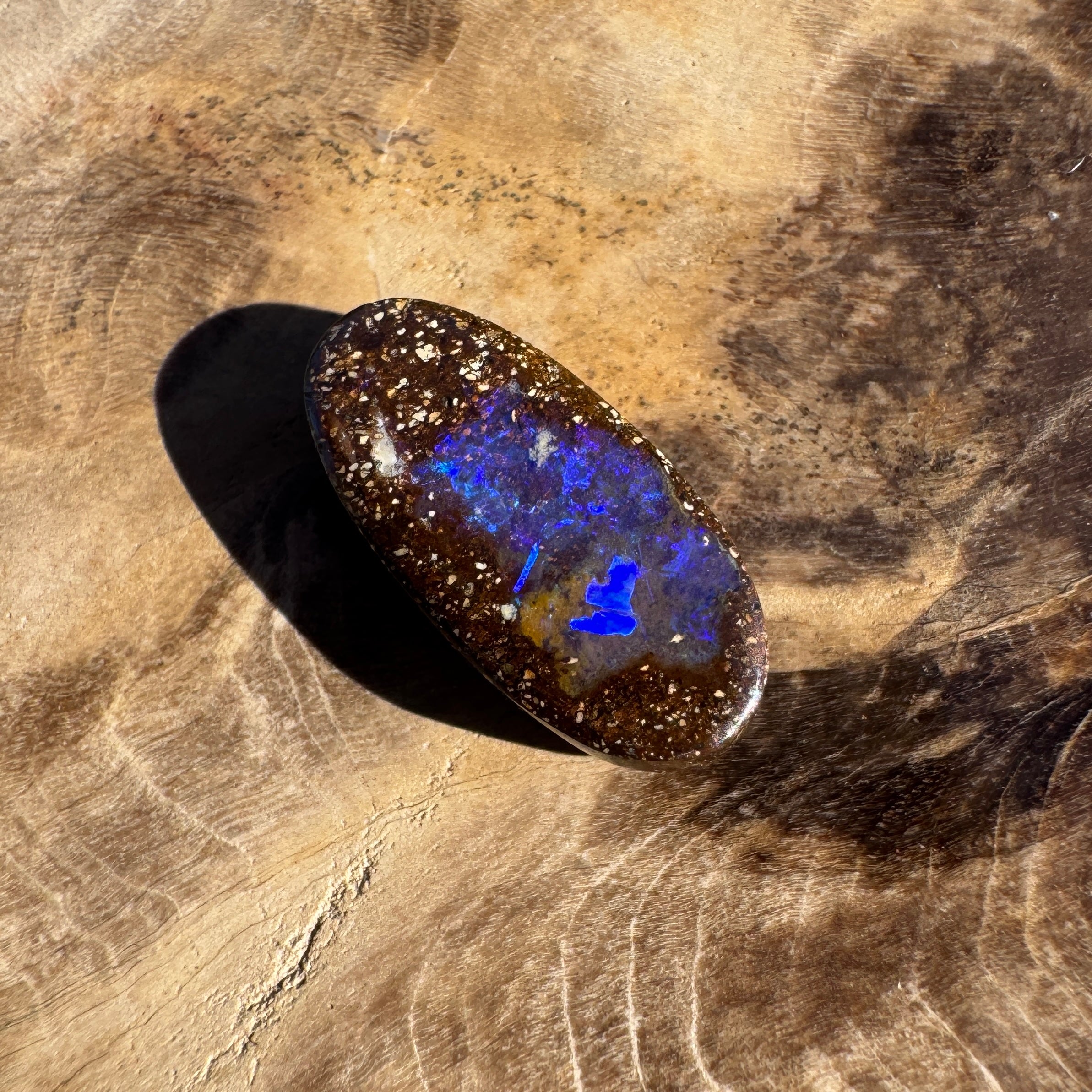 2.7ct Queensland Boulder Opal | Solid Australian Opal | Hand-Cut