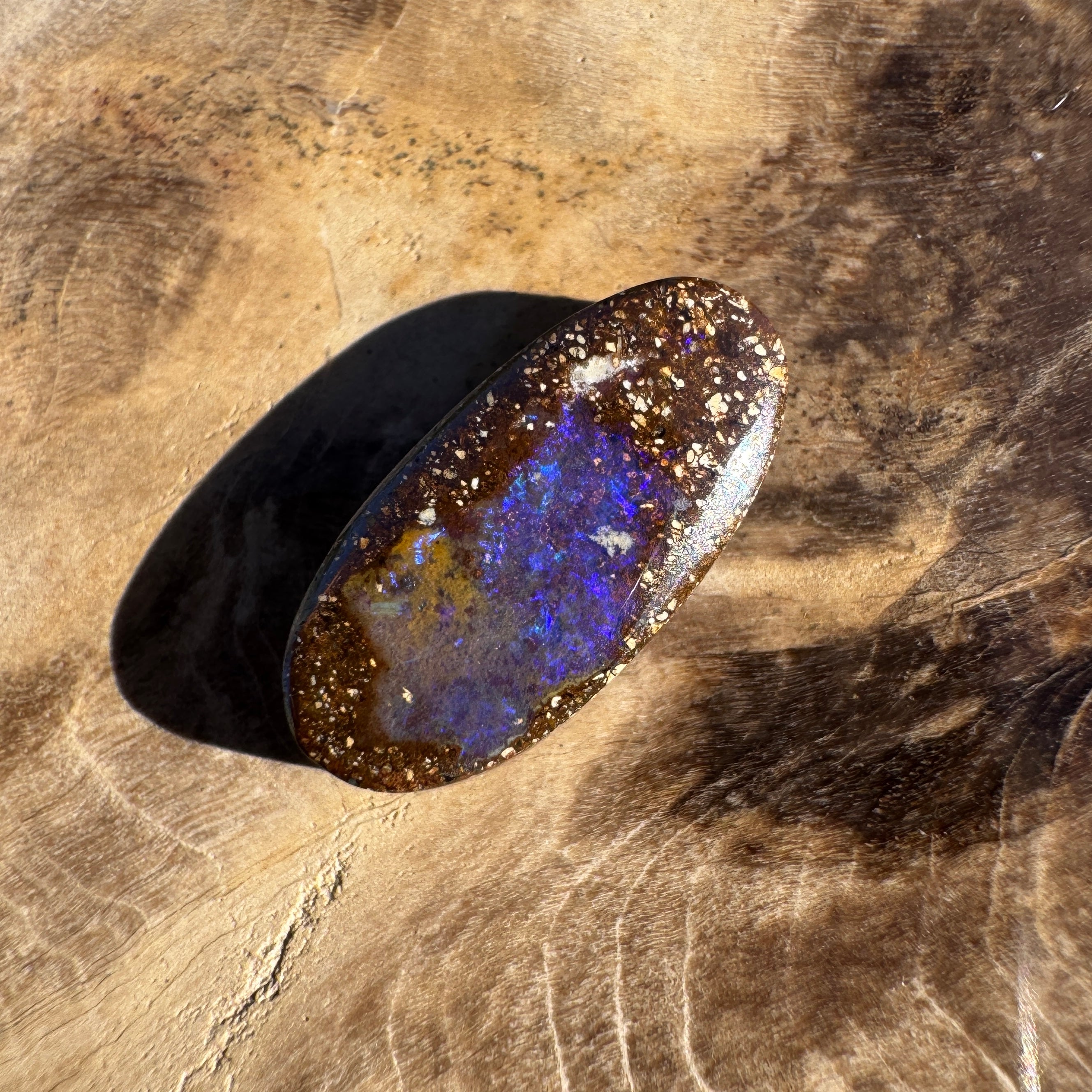 2.7ct Queensland Boulder Opal | Solid Australian Opal | Hand-Cut