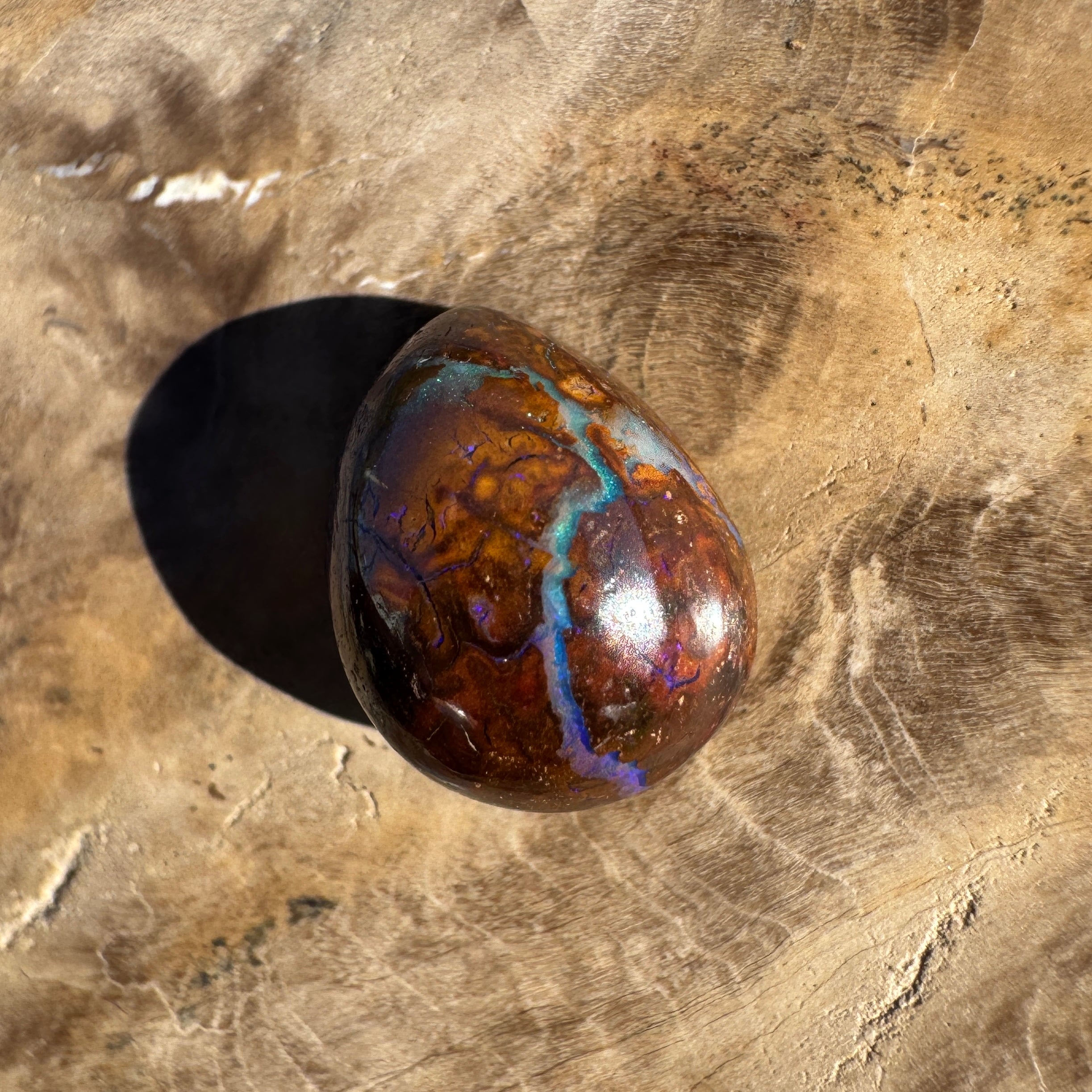 8.1ct Queensland Boulder Opal | Solid Australian Opal | Hand-Cut