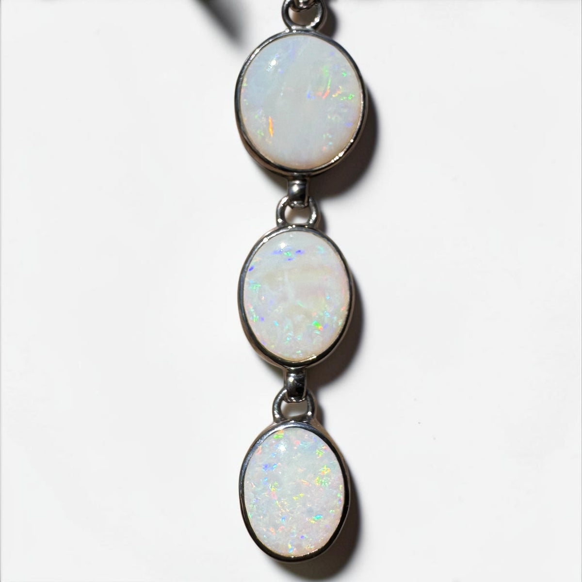 7.5ct Coober Pedy Opal Pendant Necklace ~ 'Karoonda Spectrum' | 925 Sterling Silver | Solid Australian Opal