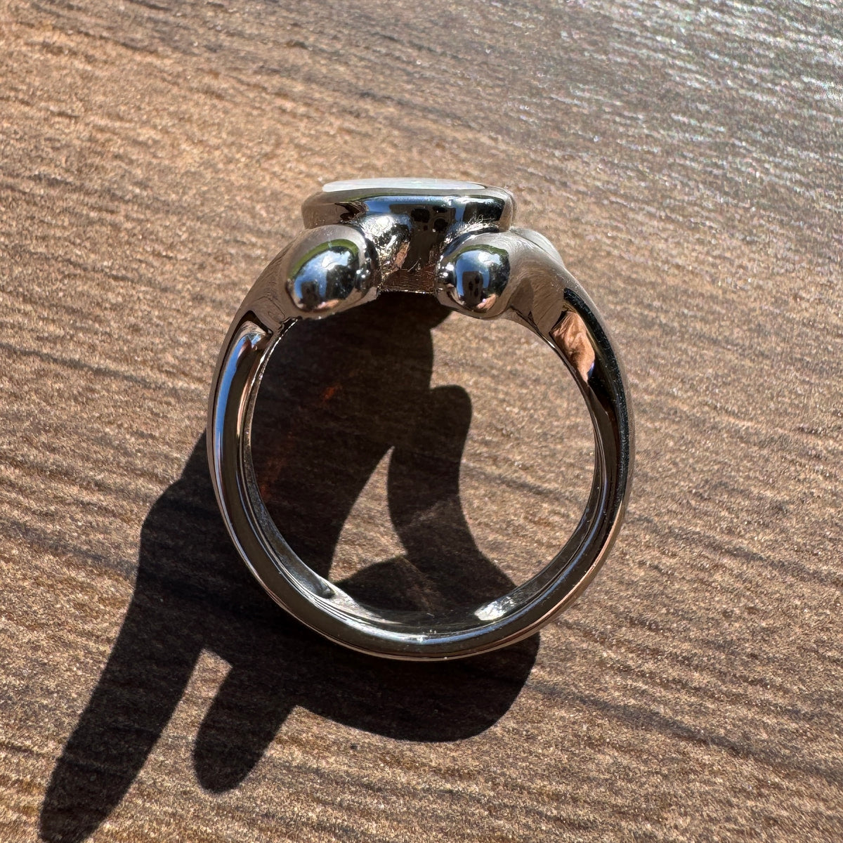 2ct Coober Pedy Opal Ring ~ 'Cloncurry Colour' | 925 Sterling Silver | Solid Australian Opal