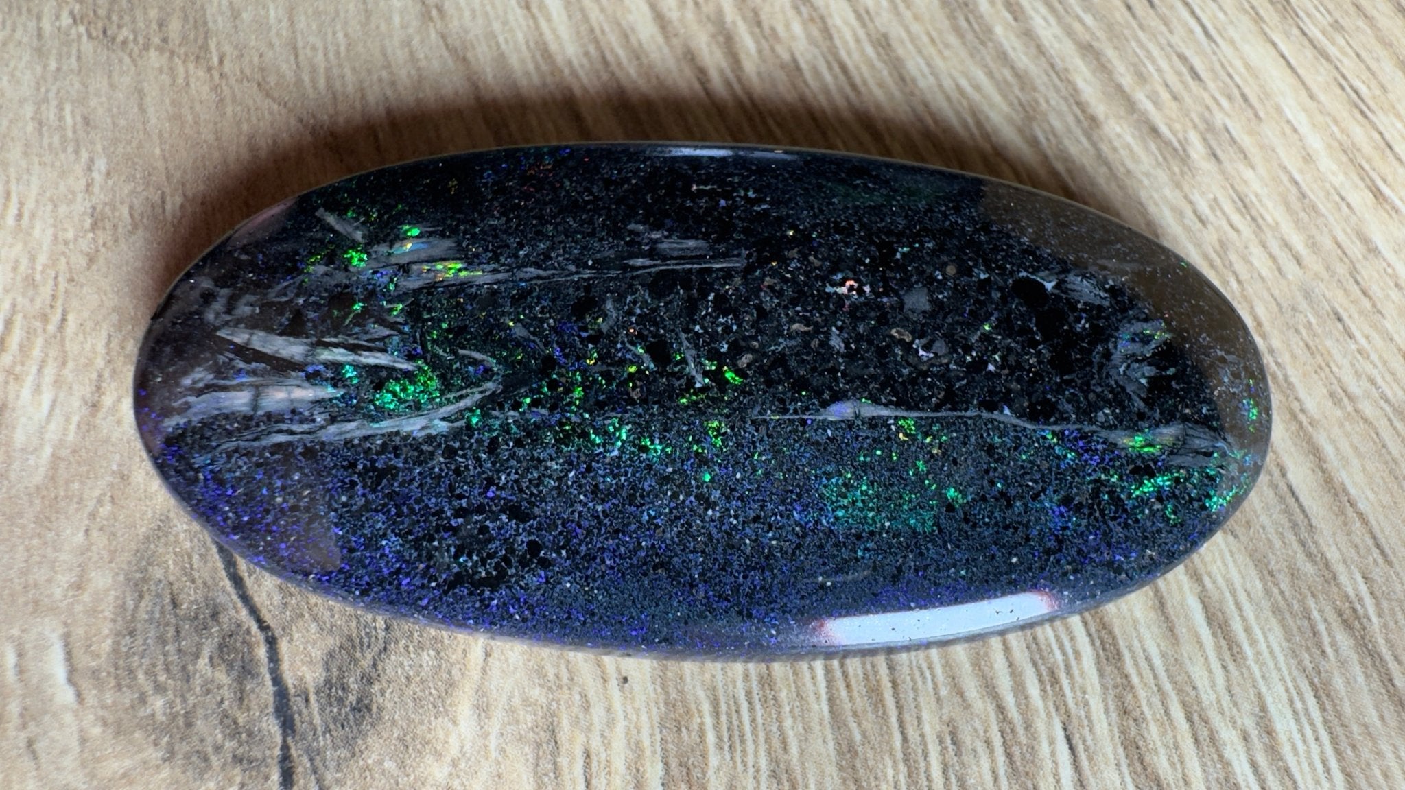 Andamooka Matrix Opal 97.6carat Solid Hand - Cut