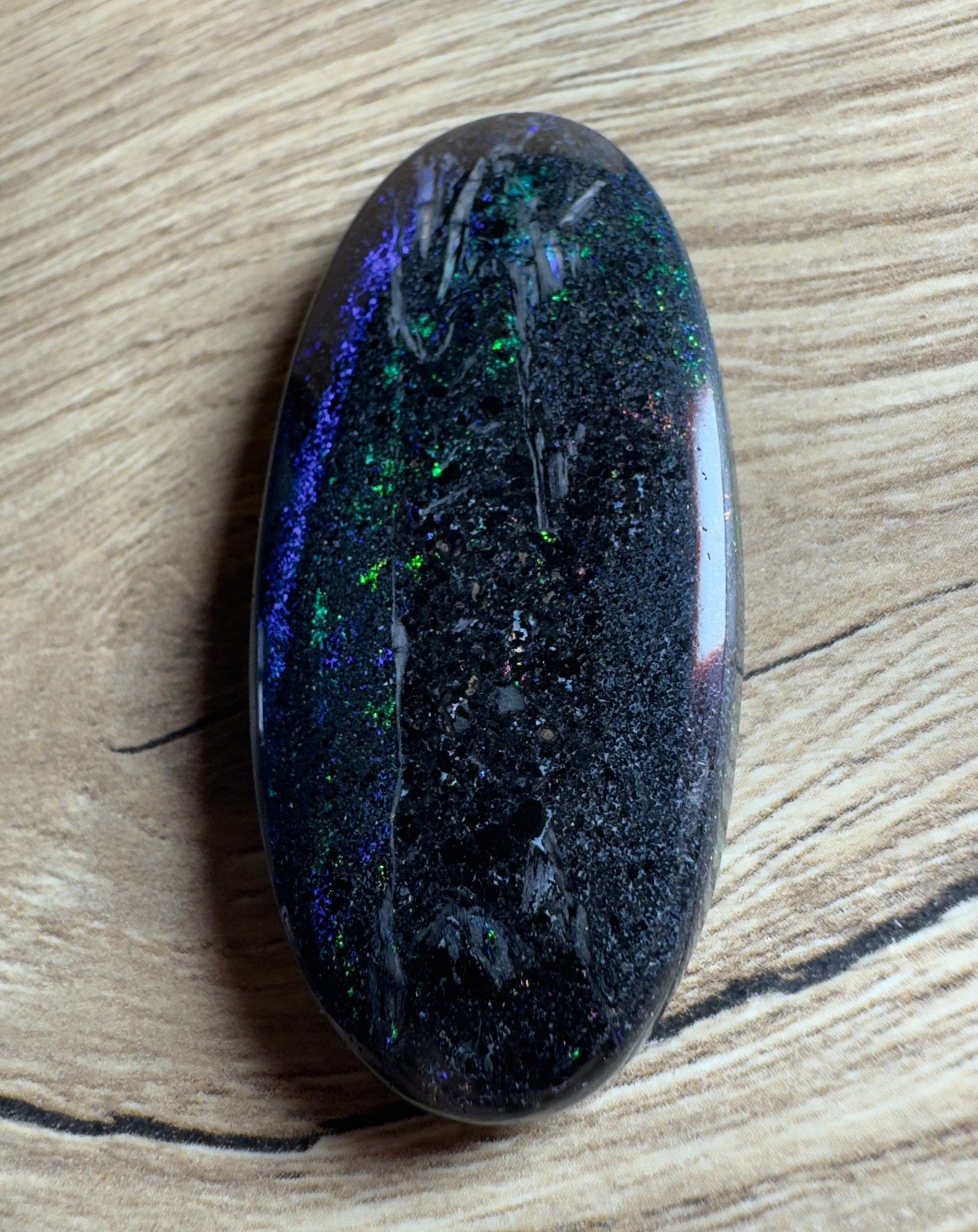 Andamooka Matrix Opal 97.6carat Solid Hand - Cut