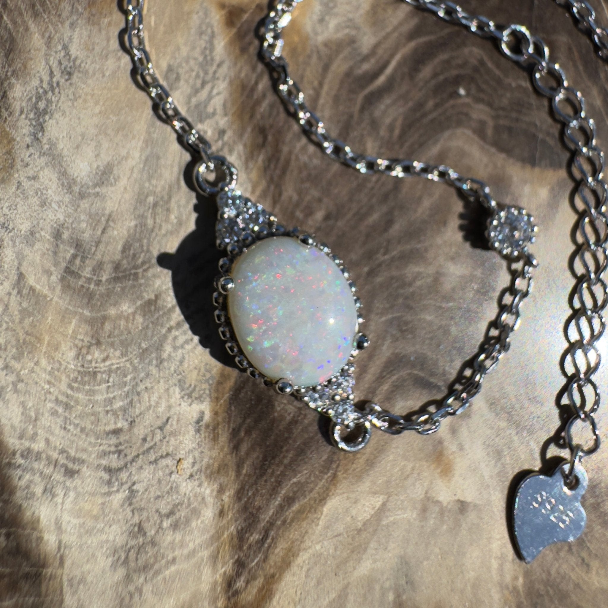 Bungle Bungle Curve - 0.8ct Coober Pedy Opal 925 Silver Bracelet