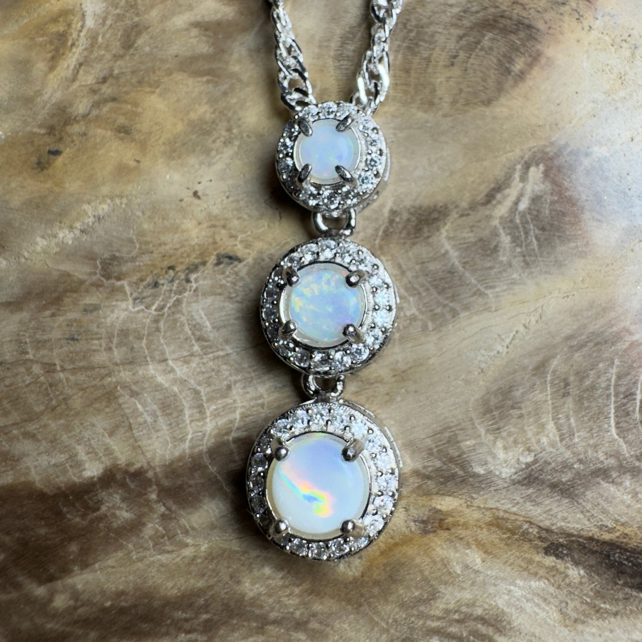 Byron Bloom - 1.1ct Coober Pedy Opal 925 Silver Pendant