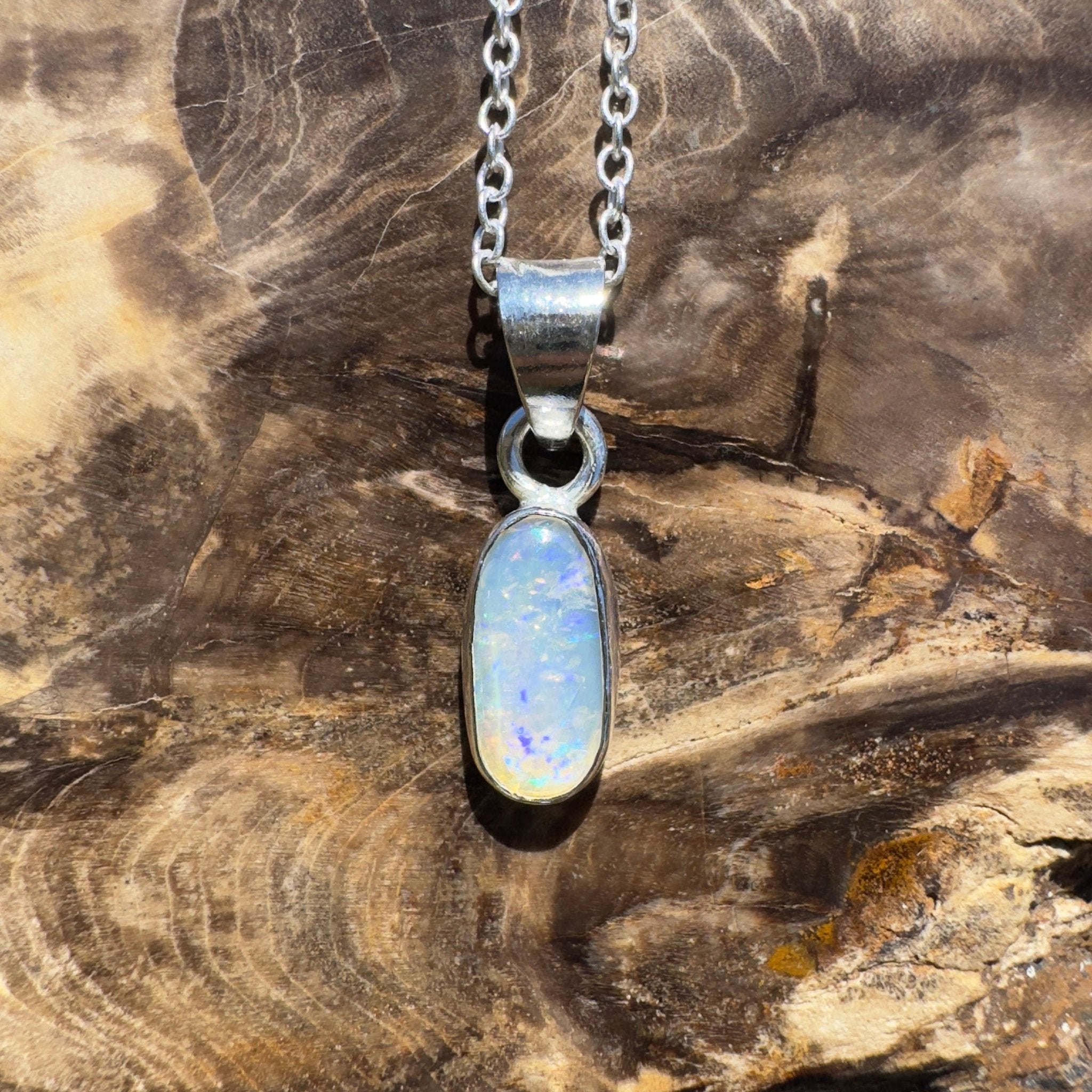 Cape Somerset Waters – 1ct Lightning Ridge Opal Pendant
