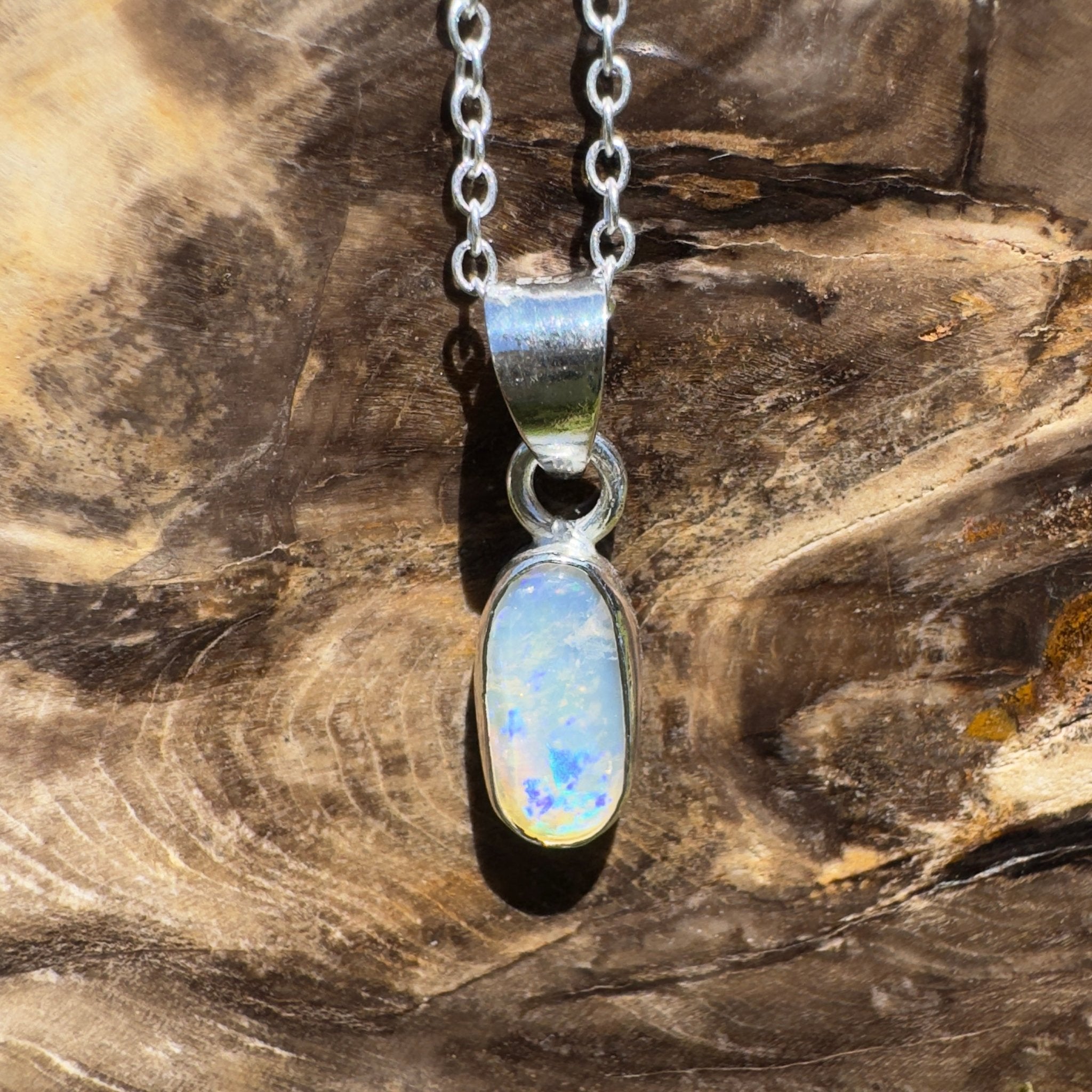 Cape Somerset Waters – 1ct Lightning Ridge Opal Pendant