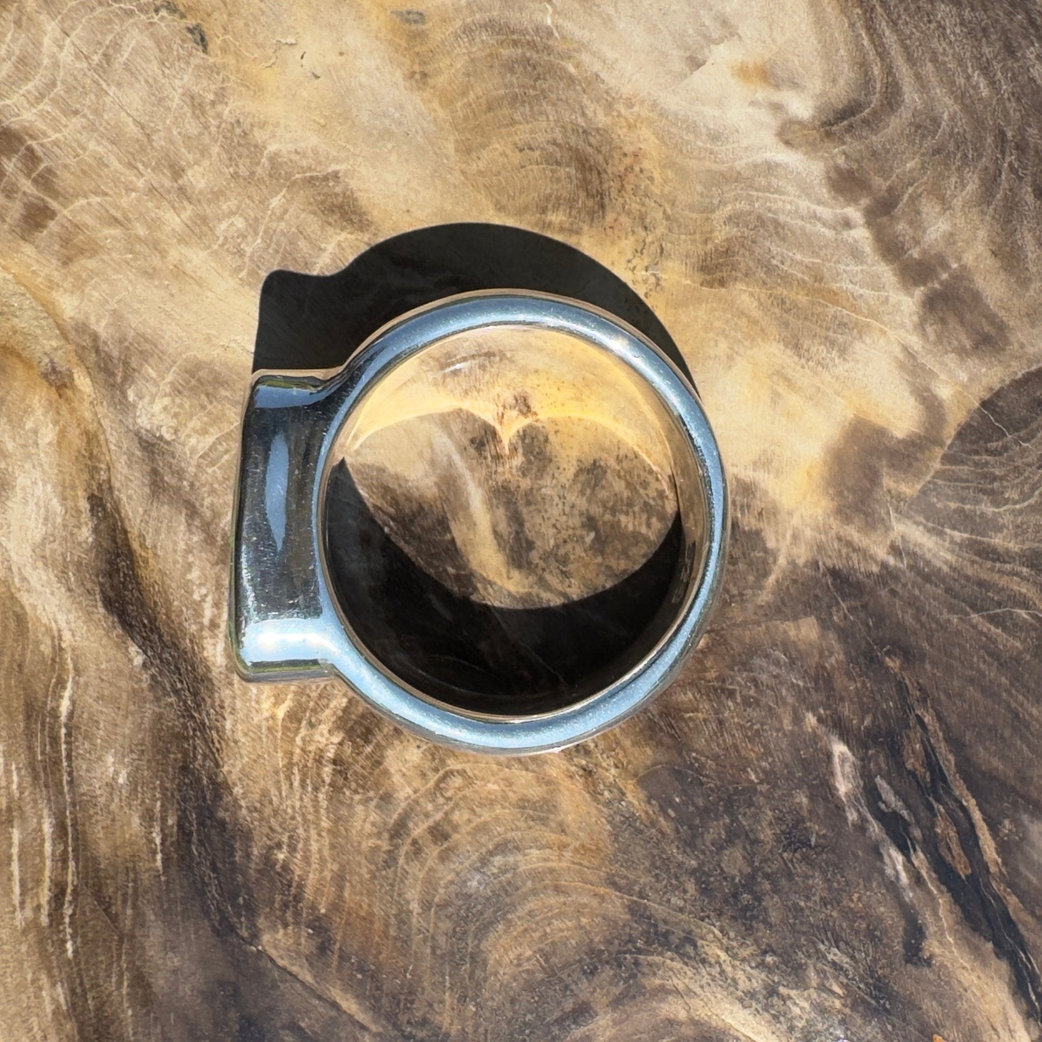 Cooloola Mist ~ 3.1ct Solid Lightning Ridge Opal 925 Silver Ring