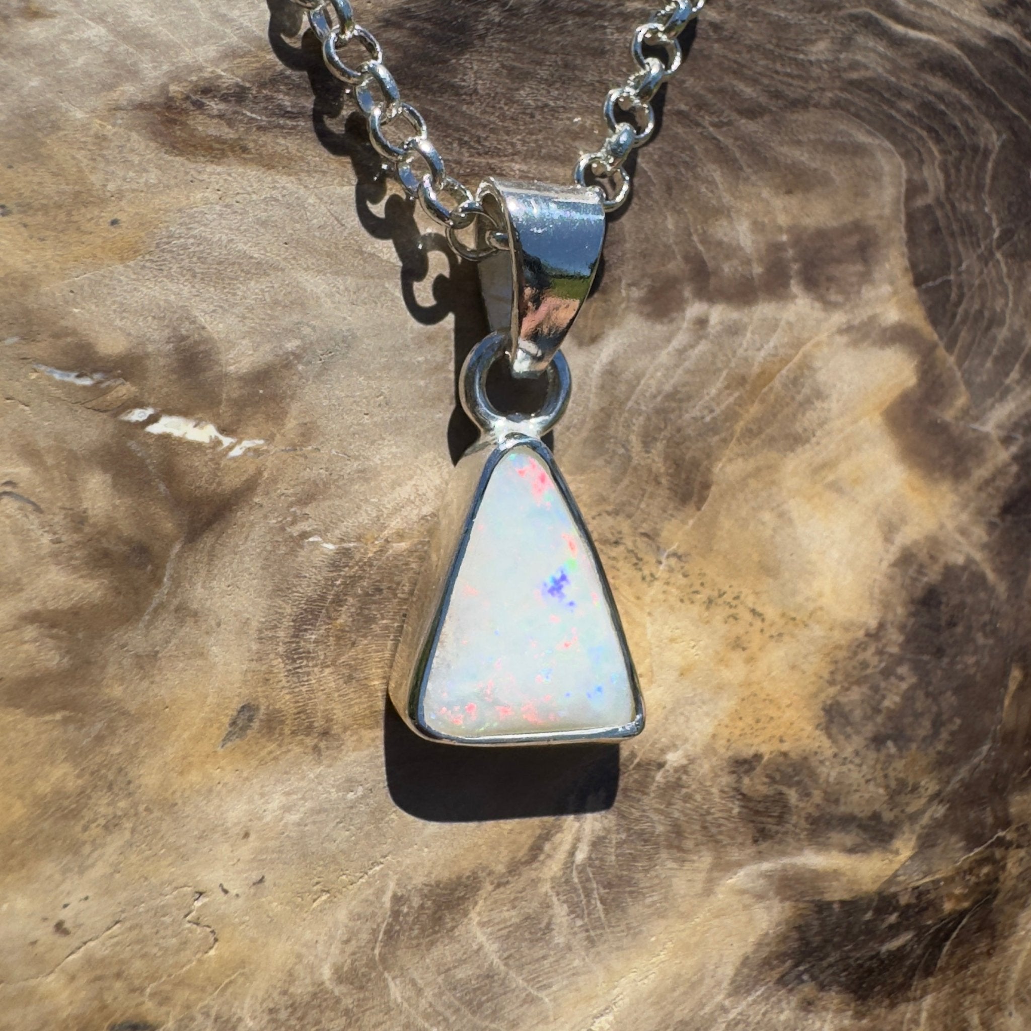 Eungella Dreamline – 2.2ct Coober Pedy Opal Pendant