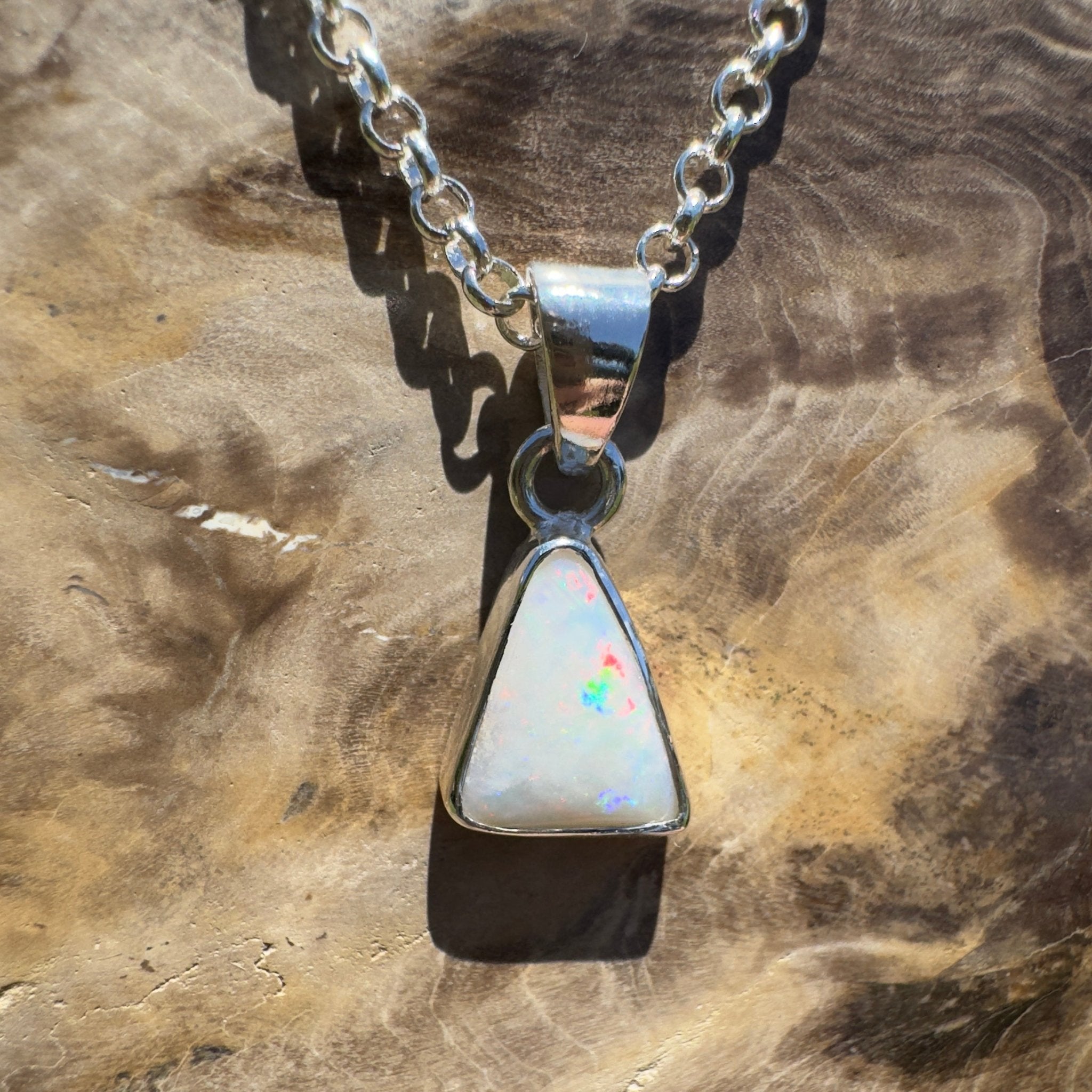 Eungella Dreamline – 2.2ct Coober Pedy Opal Pendant