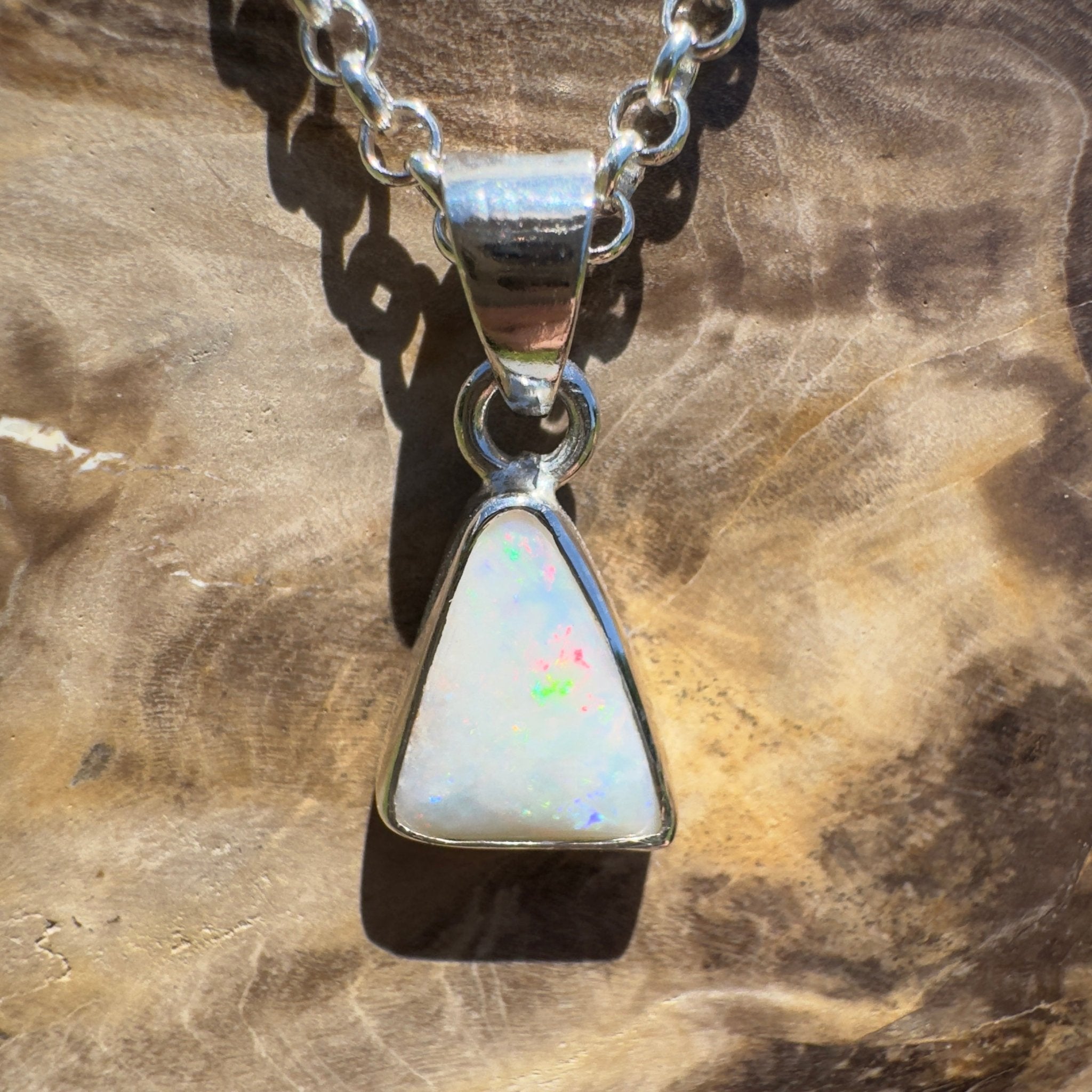 Eungella Dreamline – 2.2ct Coober Pedy Opal Pendant