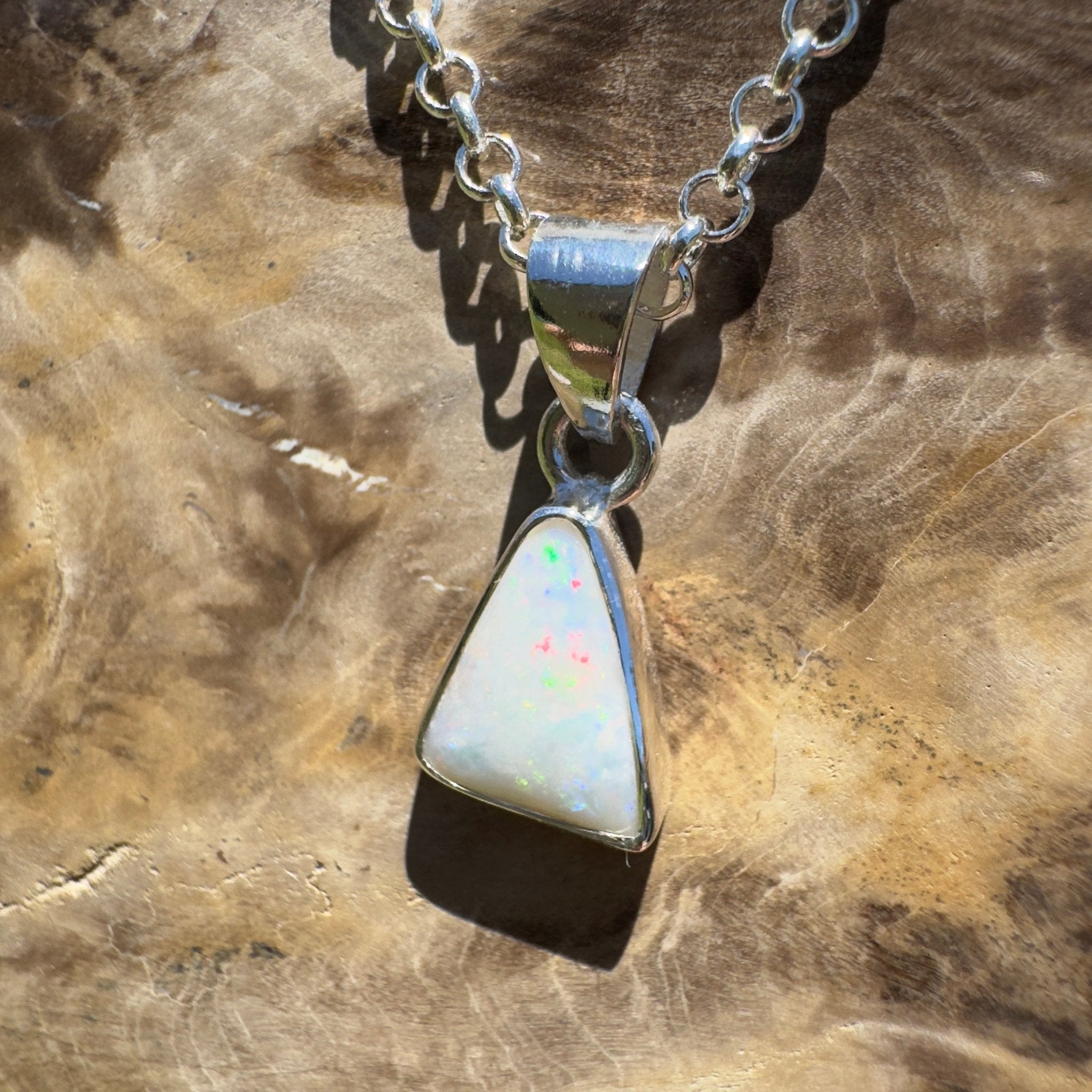 Eungella Dreamline – 2.2ct Coober Pedy Opal Pendant