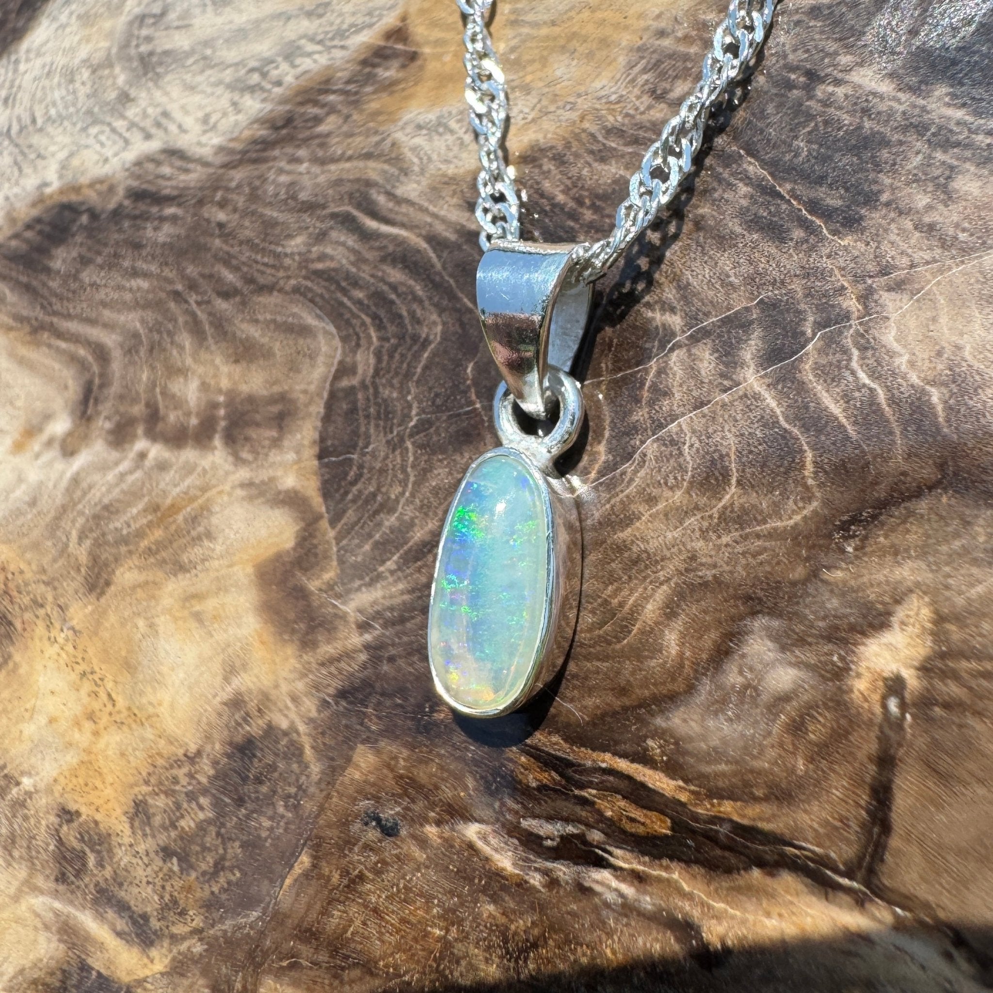 Furneaux Skydrift – 0.9ct Lightning Ridge Opal Pendant