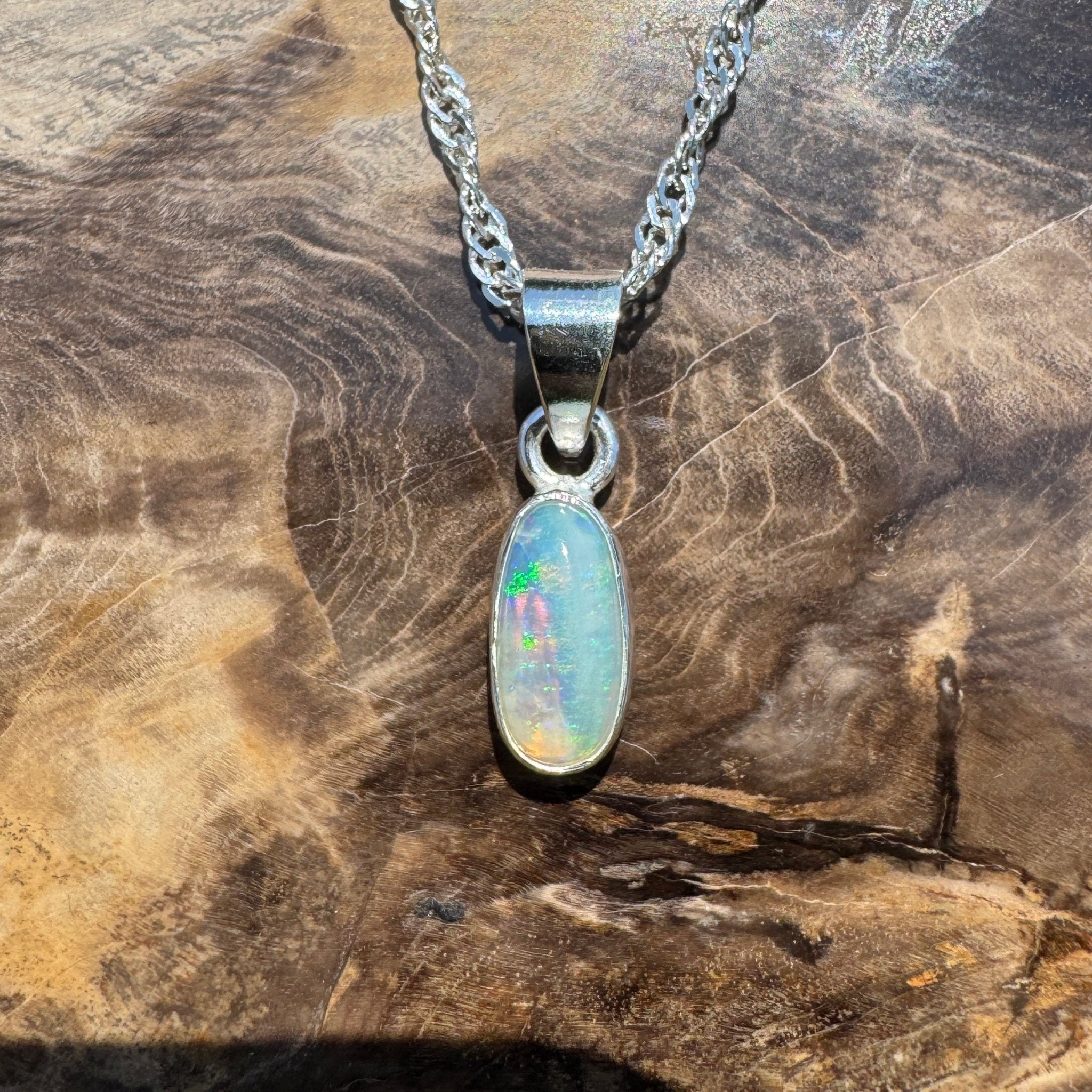 Furneaux Skydrift – 0.9ct Lightning Ridge Opal Pendant