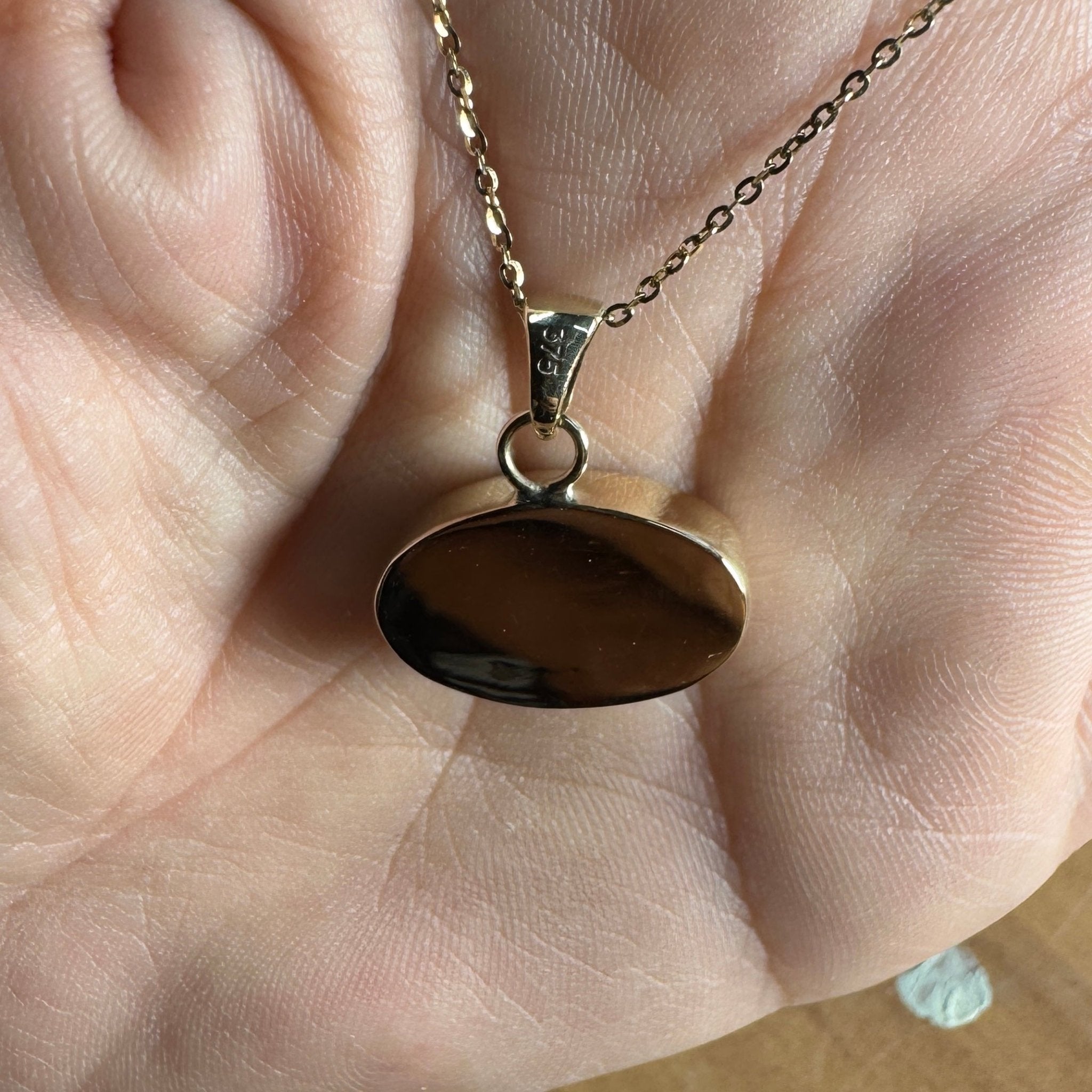 Green Ridge Fire ~ 3.6ct Solid Lightning Ridge Opal 9ct Australian Gold Pendant