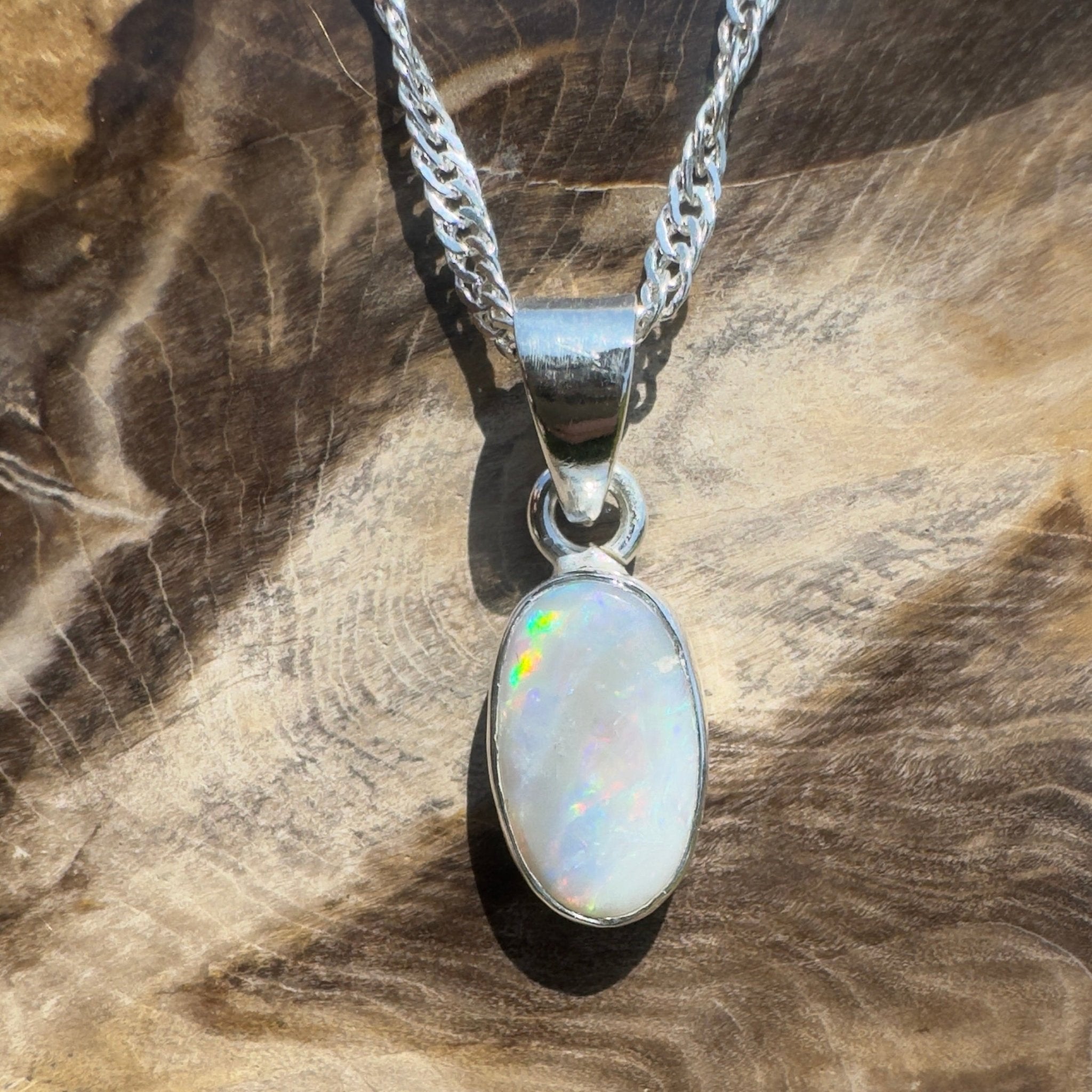 Jervis Lagoonlight – 1.1ct Lightning Ridge Opal Pendant
