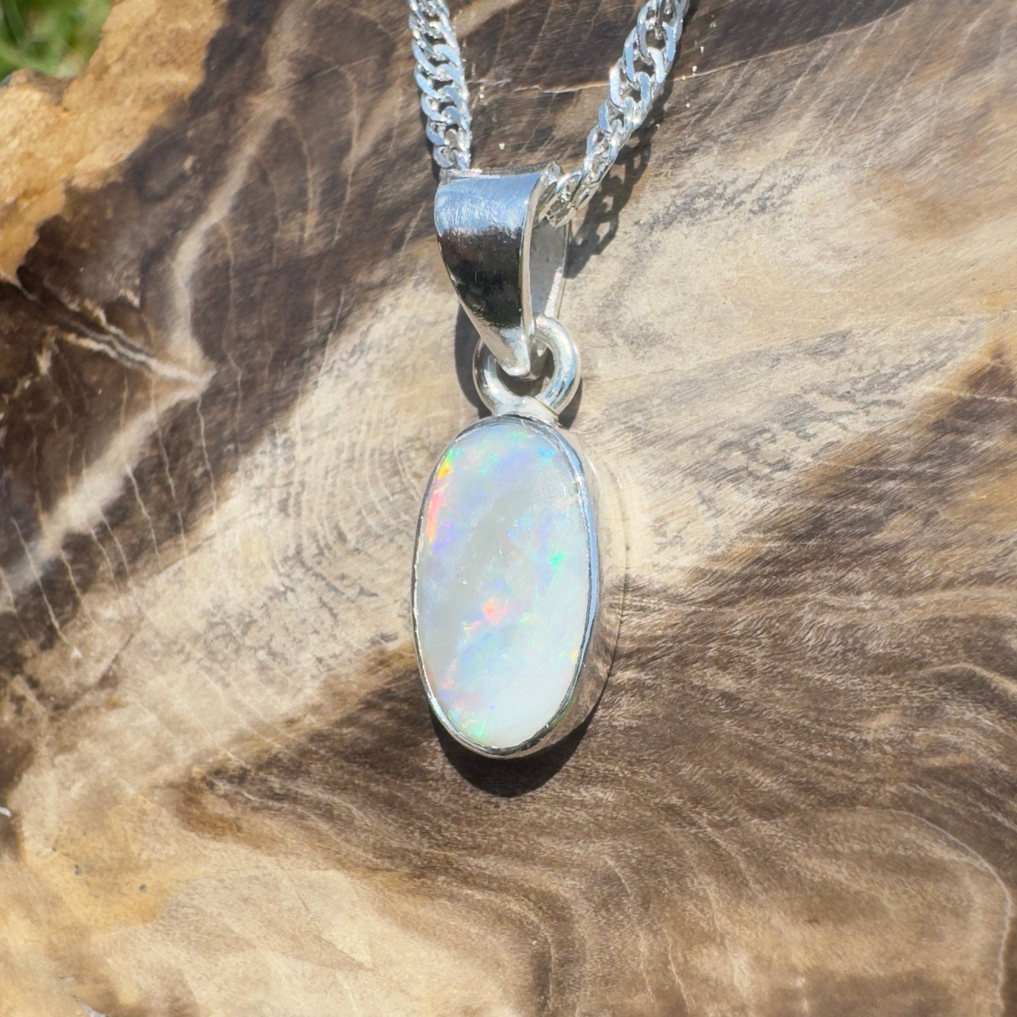 Jervis Lagoonlight – 1.1ct Lightning Ridge Opal Pendant