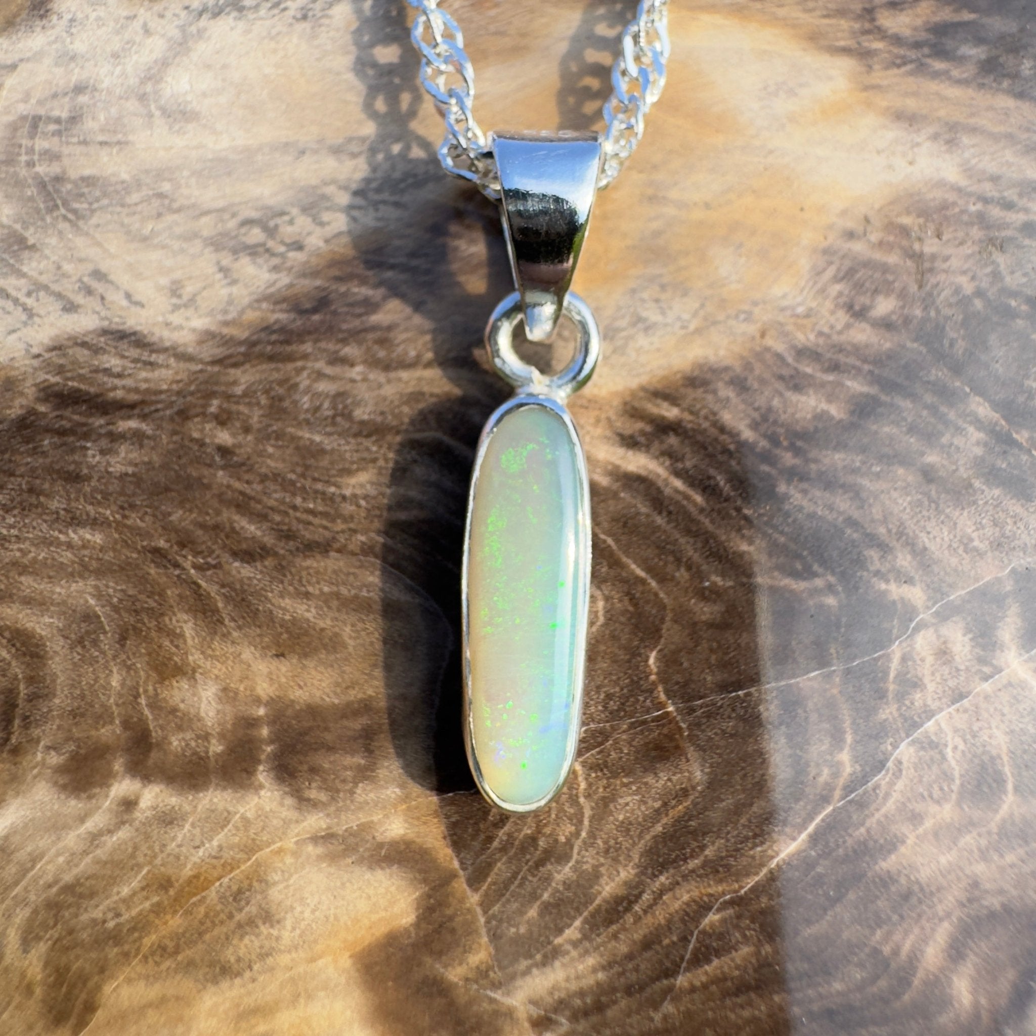 Kimberley Tidefall – 1.2ct Lightning Ridge Opal Pendant