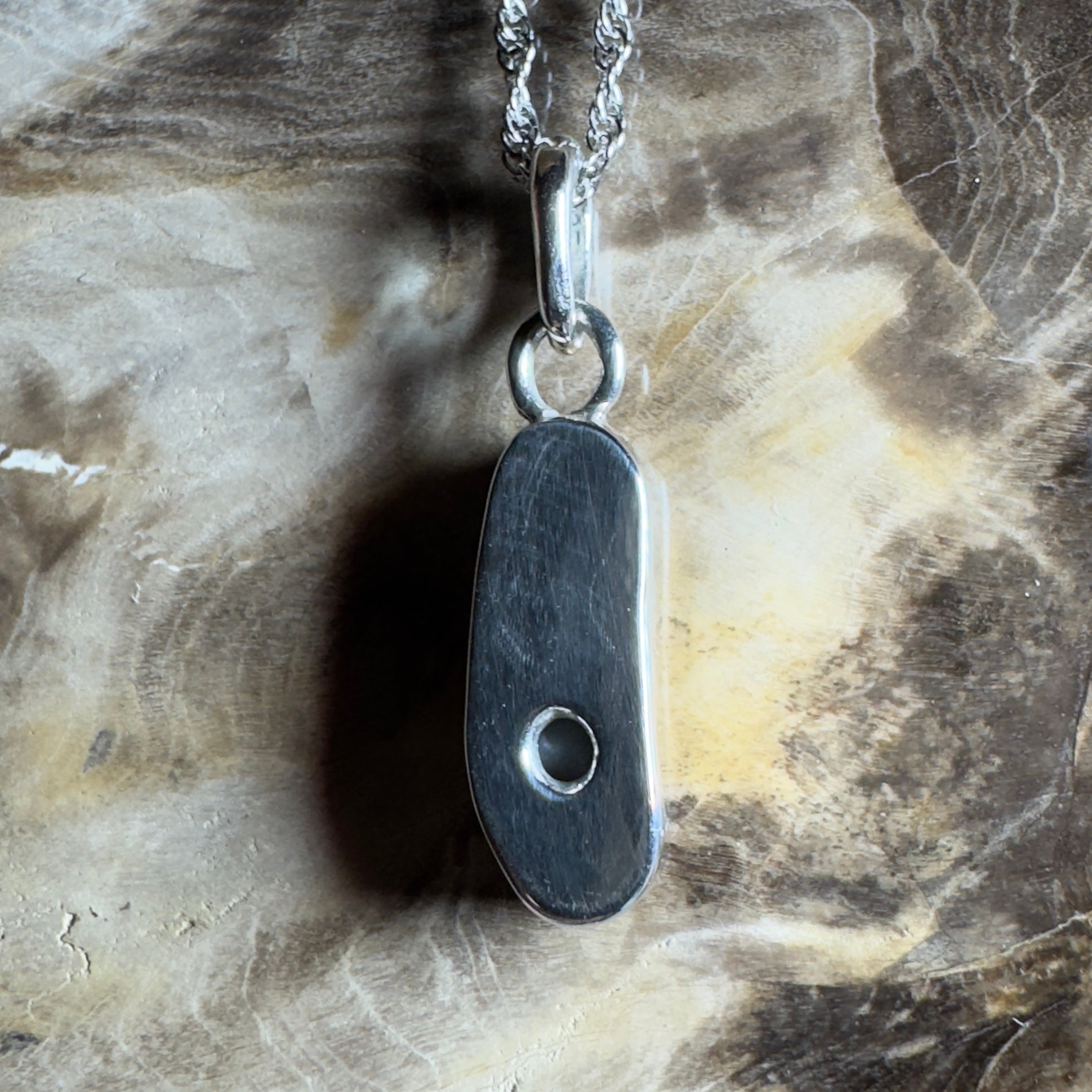 Lake Argyle Glow ~ 2.3ct Lightning Ridge Opal 925 Silver Pendant