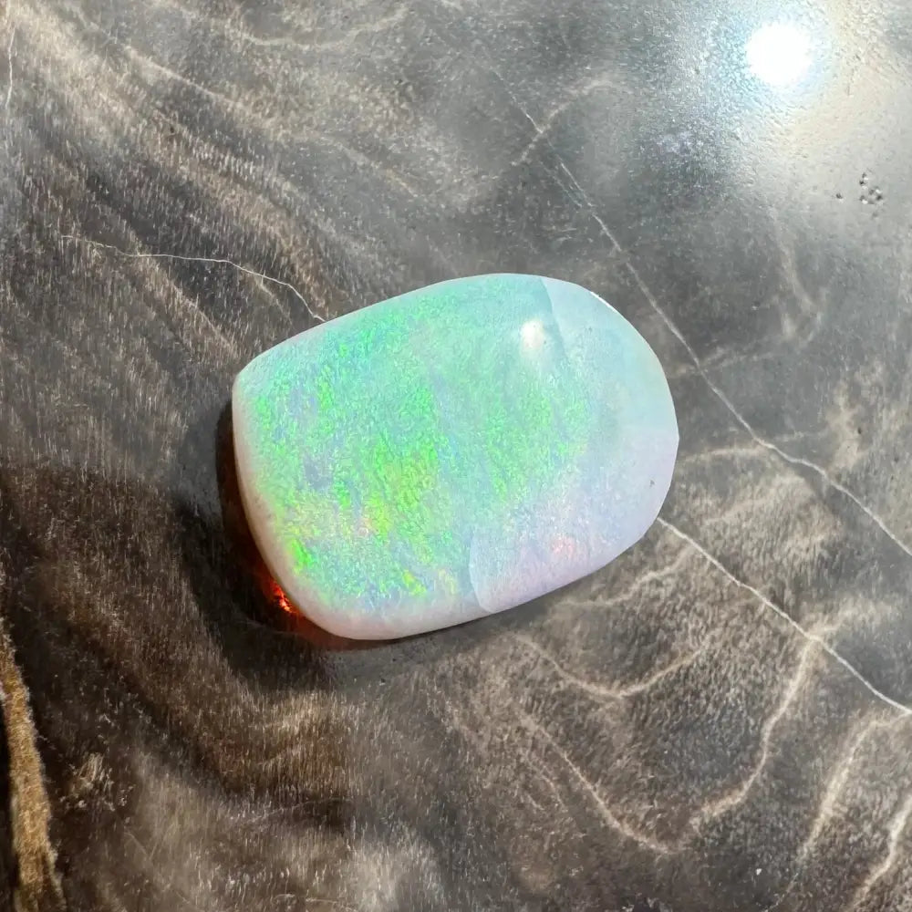 Iridescent Lightning Ridge Opal gemstone 1.3 carats solid hand-cut product image