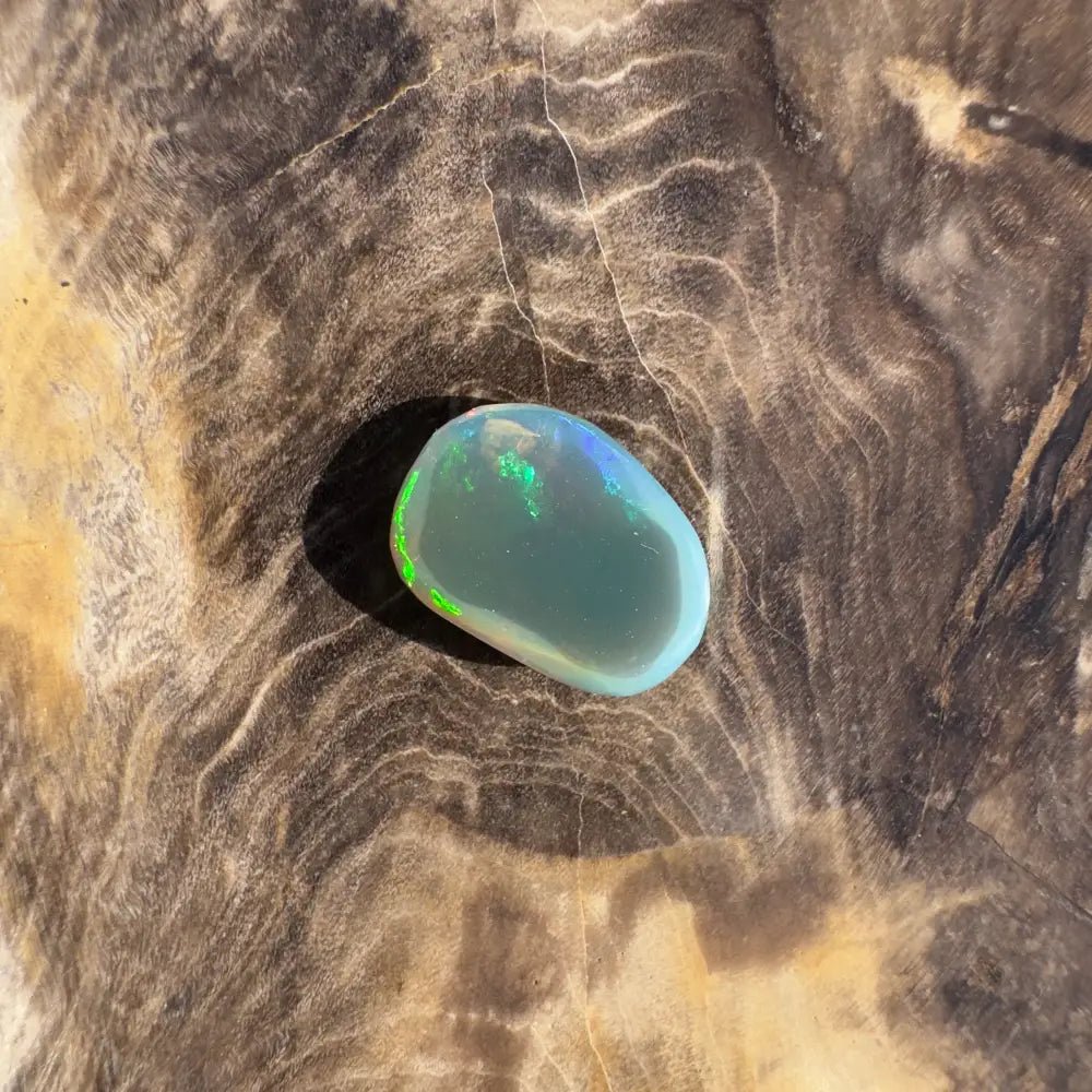 Lightning Ridge Semi Black Opal 1.7carat Solid Hand - Cut