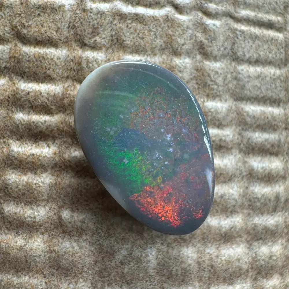 Lightning Ridge Semi Black Opal 3.8carat Solid Hand - Cut