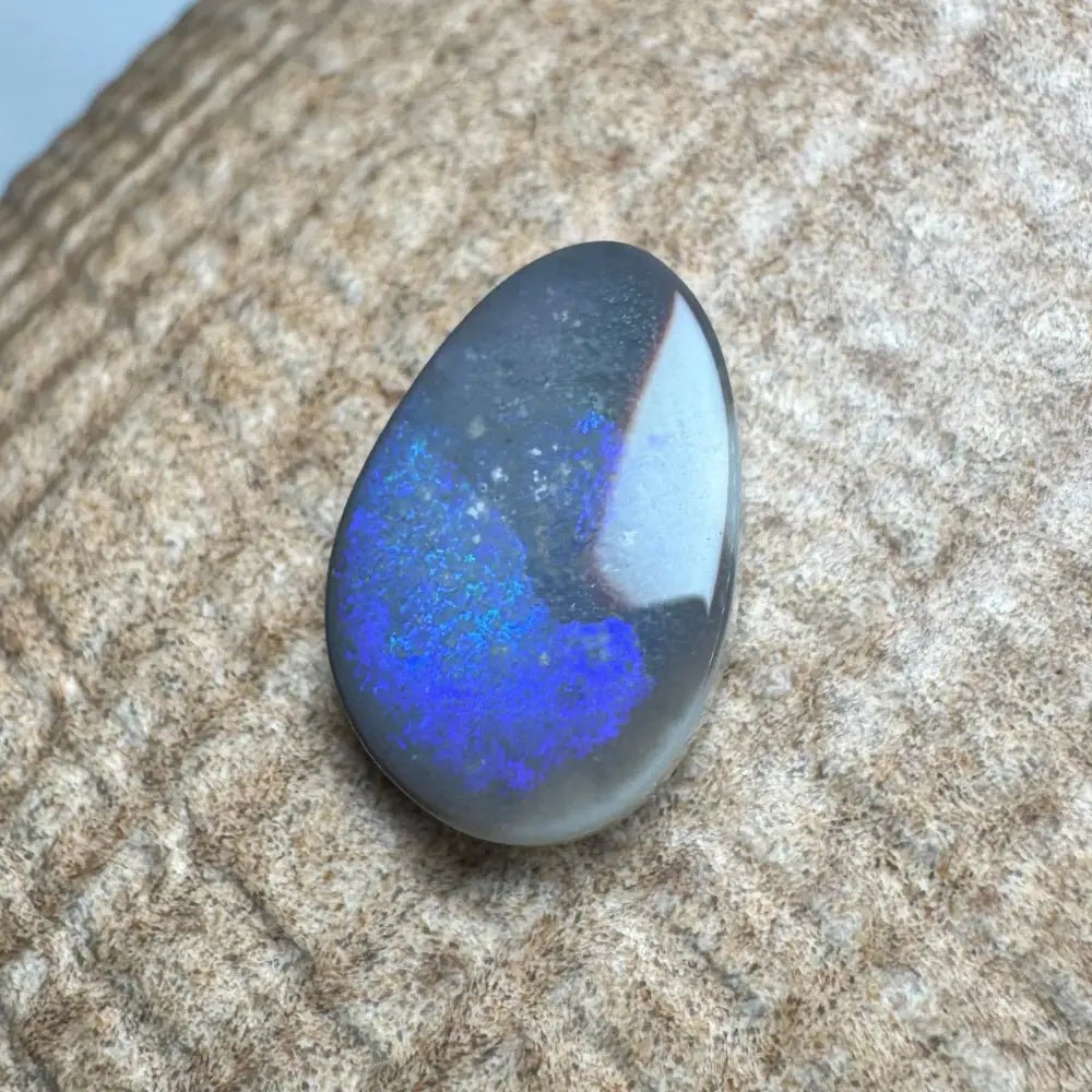 Lightning Ridge Semi Black Opal 3.8carat Solid Hand - Cut