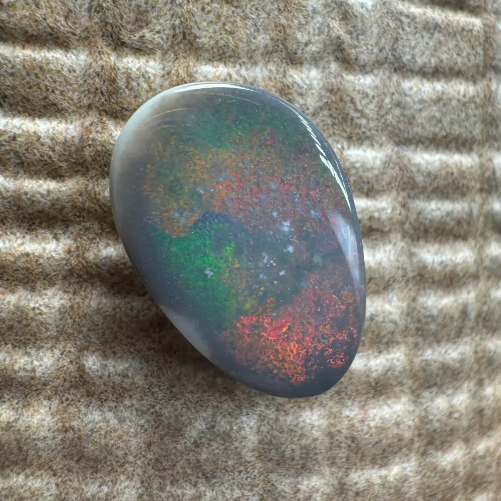 Lightning Ridge Semi Black Opal 3.8carat Solid Hand - Cut