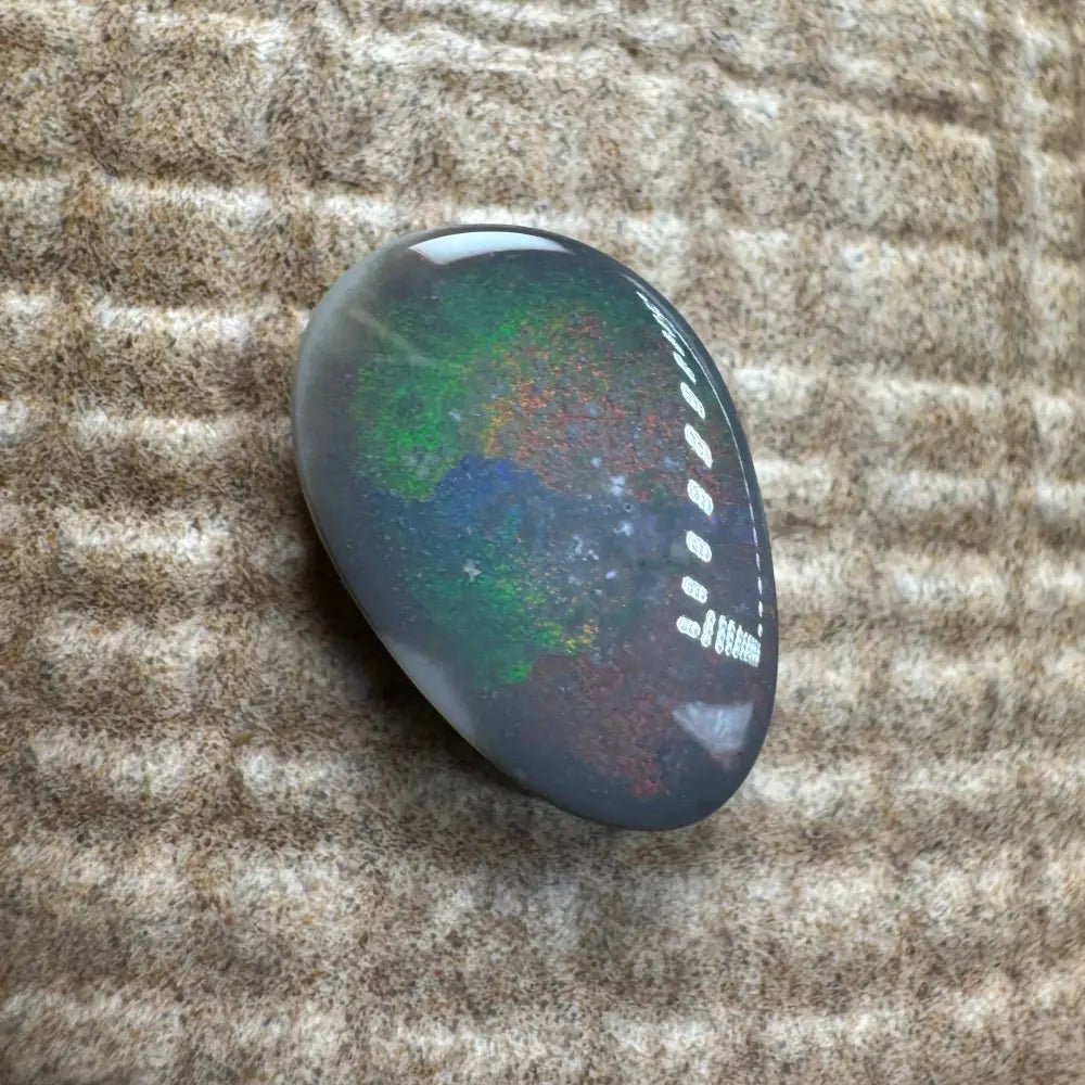 Lightning Ridge Semi Black Opal 3.8carat Solid Hand - Cut