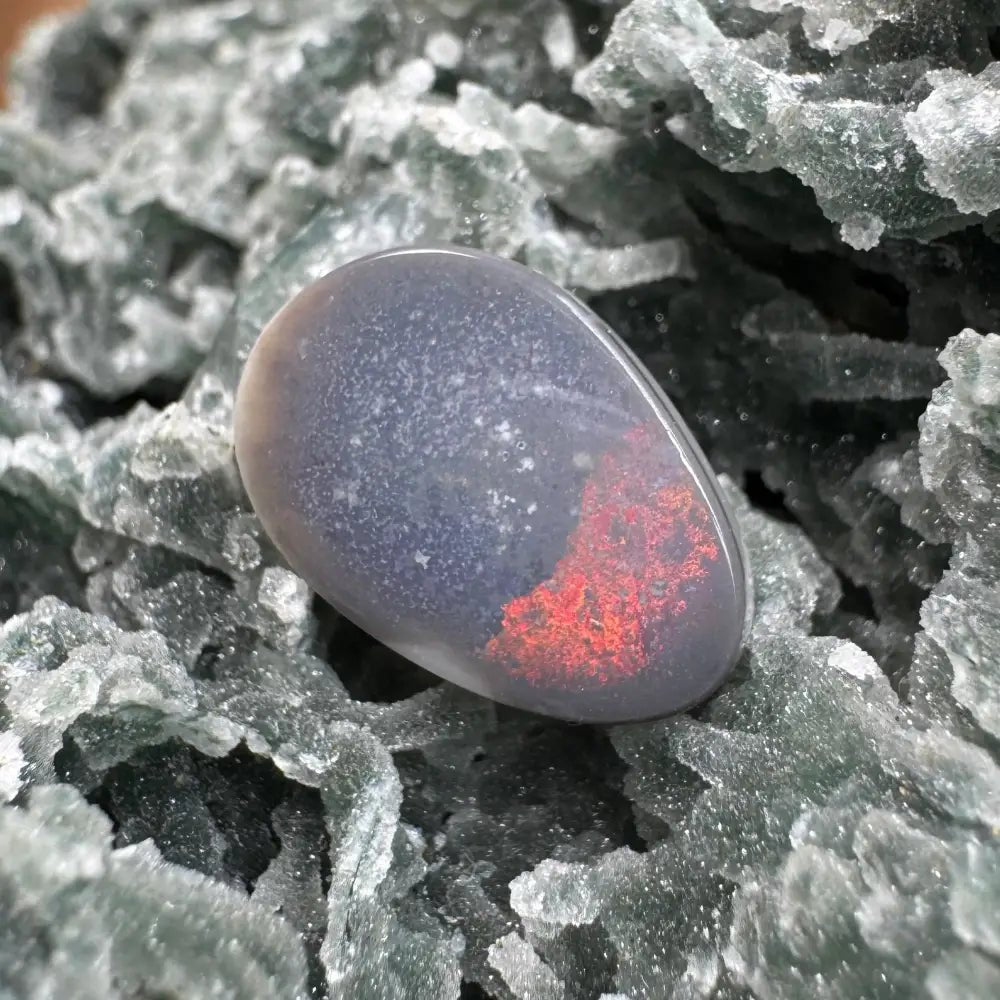Lightning Ridge Semi Black Opal 3.8carat Solid Hand - Cut