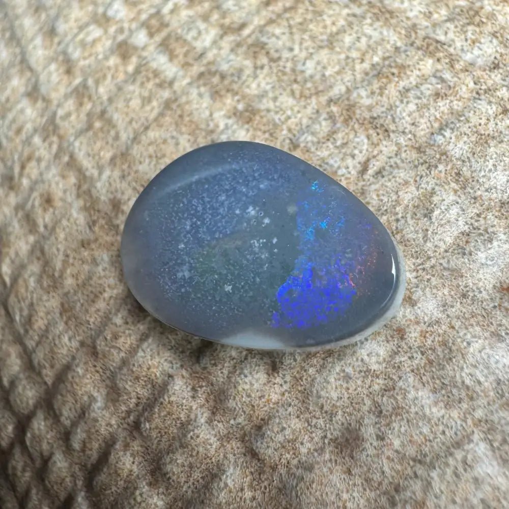 Lightning Ridge Semi Black Opal 3.8carat Solid Hand - Cut