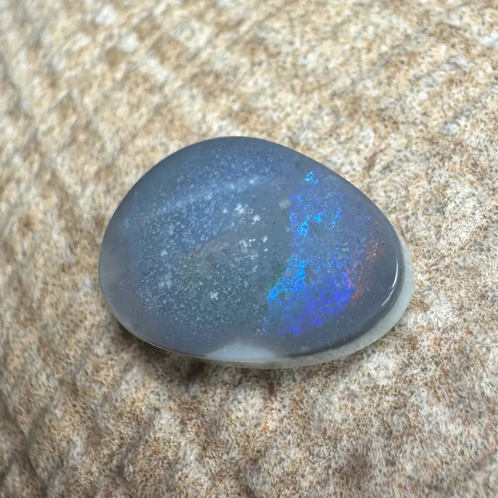 Lightning Ridge Semi Black Opal 3.8carat Solid Hand - Cut
