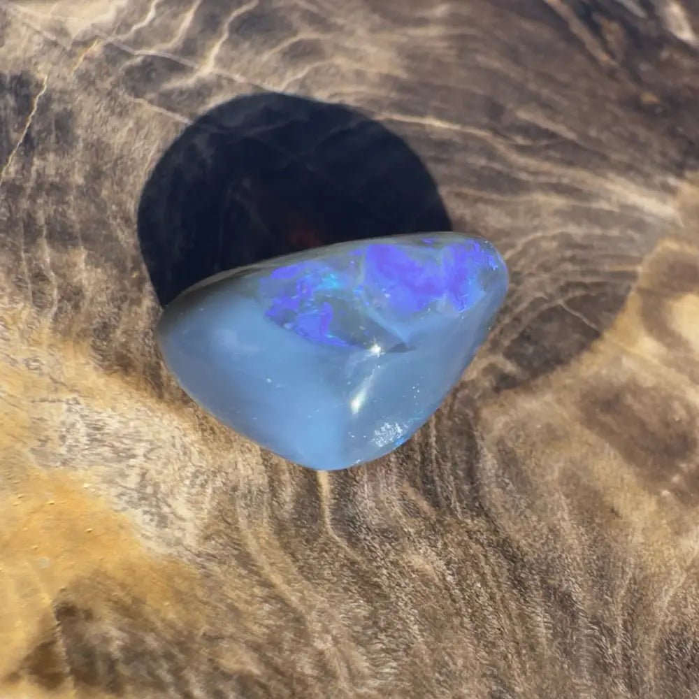 Lightning Ridge Semi Black Opal 4.6carat Solid Hand - Cut