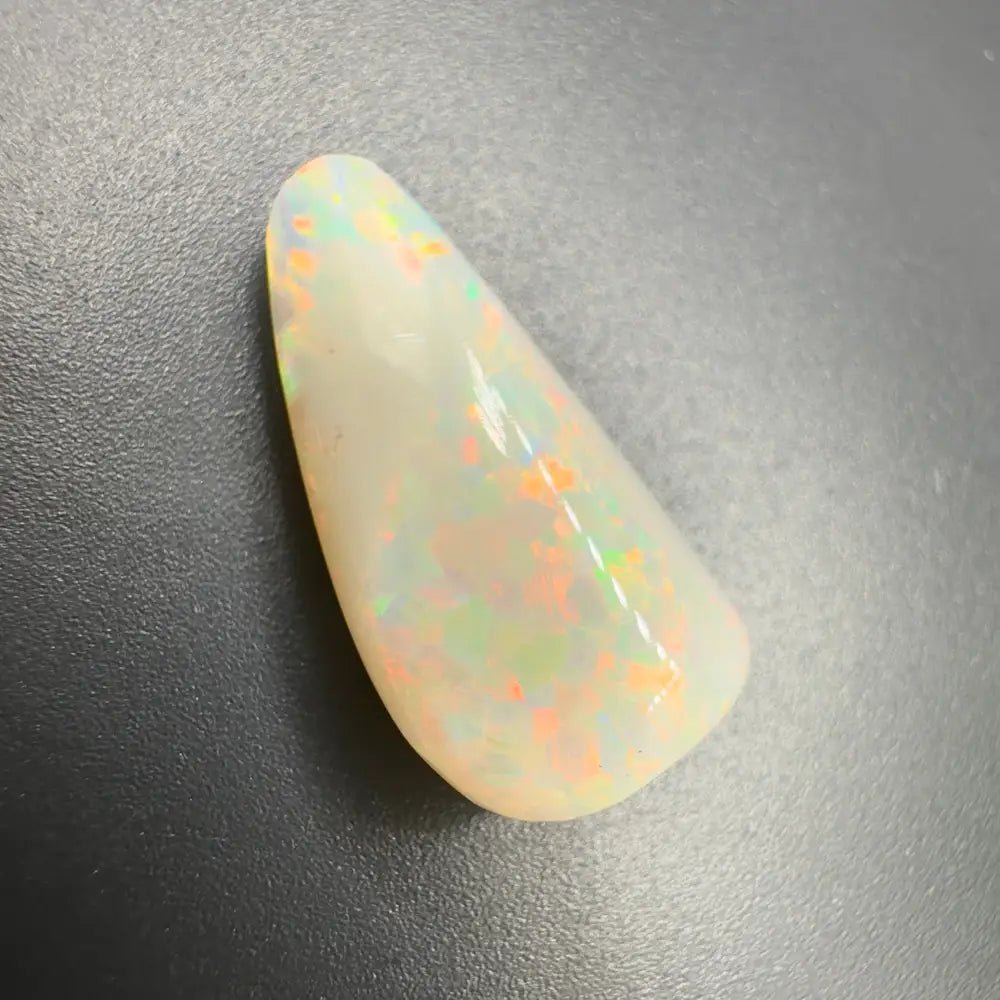 Lightning Ridge White Opal 3.2carat Solid Hand - Cut