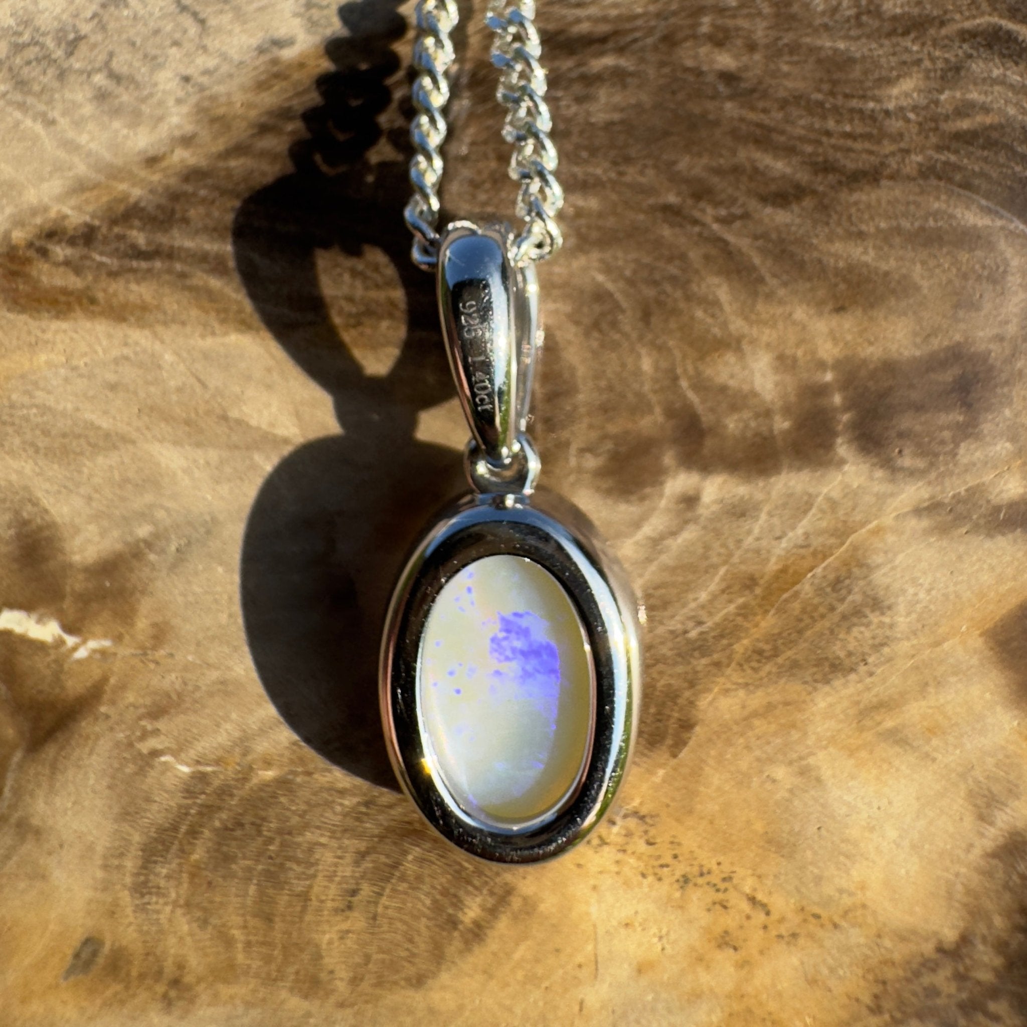 Maralinga Solline – 1.4ct Coober Pedy Opal Pendant