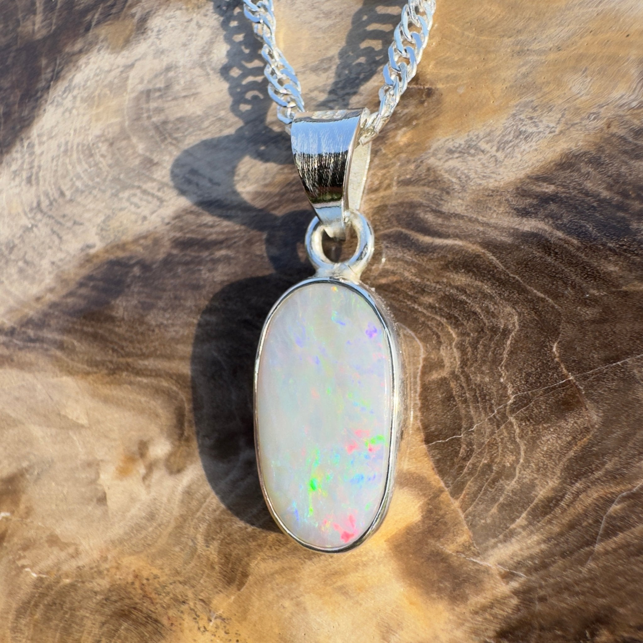 Ormiston Echo – 2.9ct Lightning Ridge Opal Pendant