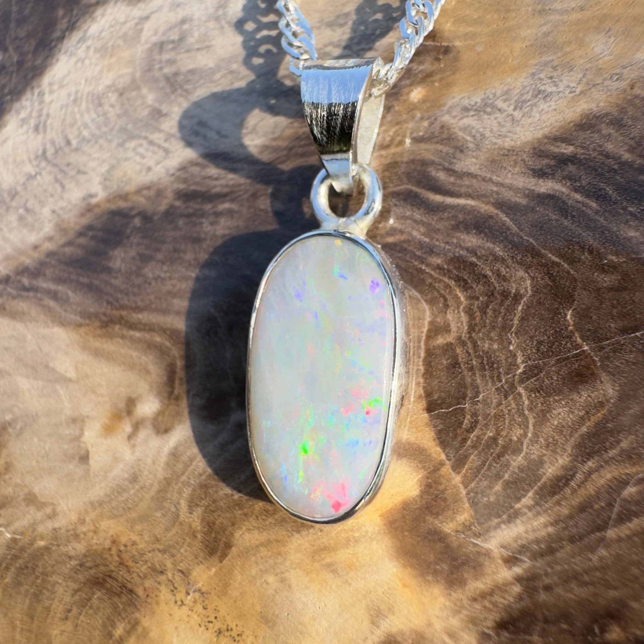 Ormiston Echo – 2.9ct Lightning Ridge Opal Pendant
