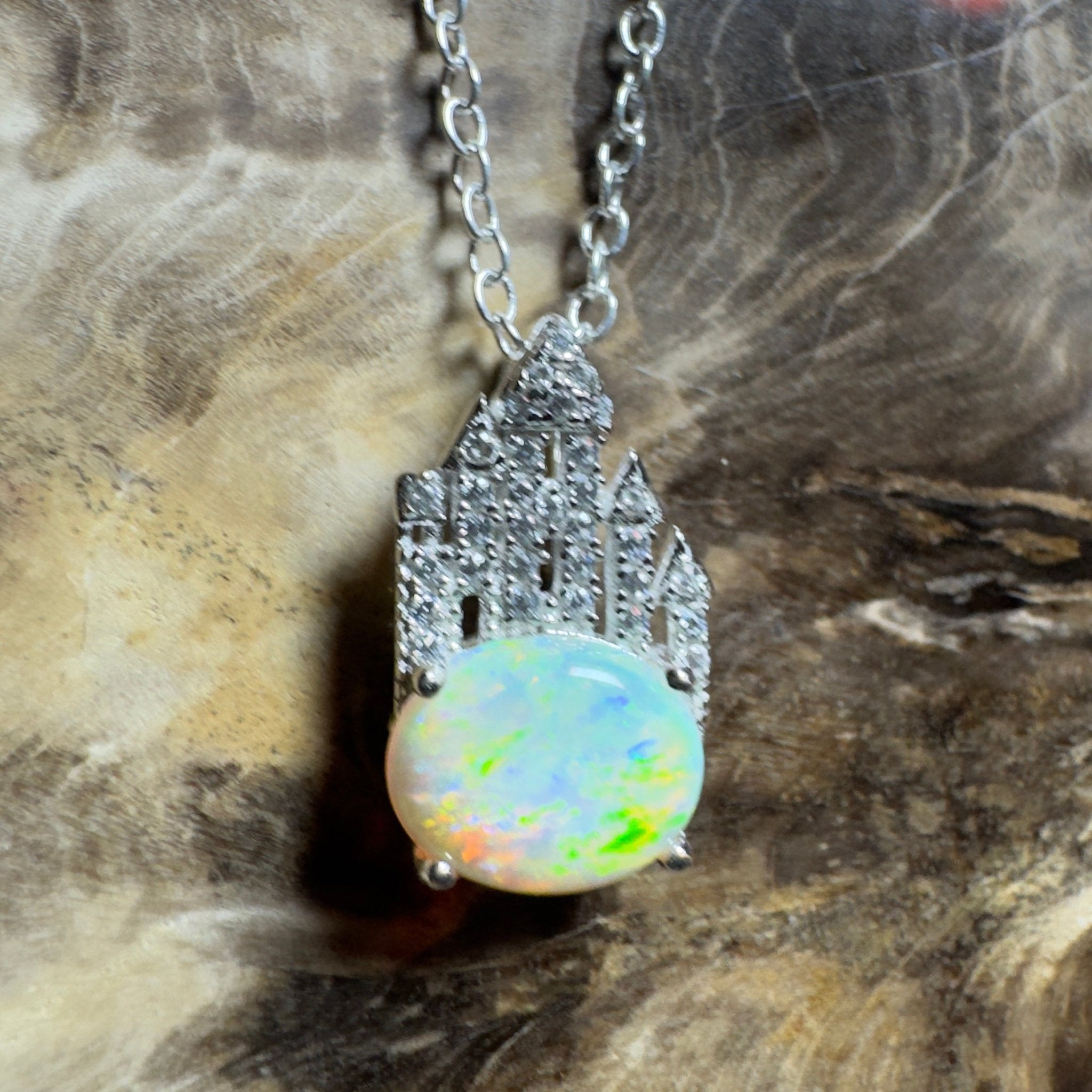 Pilbara Pulse ~ 1.4ct Lightning Ridge Opal 925 Silver Pendant