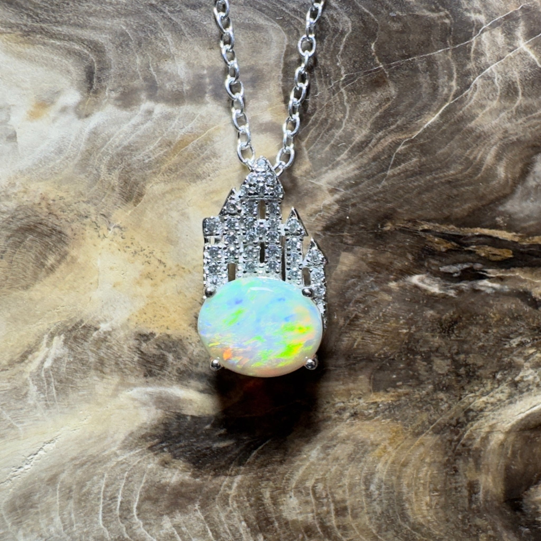 Pilbara Pulse ~ 1.4ct Lightning Ridge Opal 925 Silver Pendant