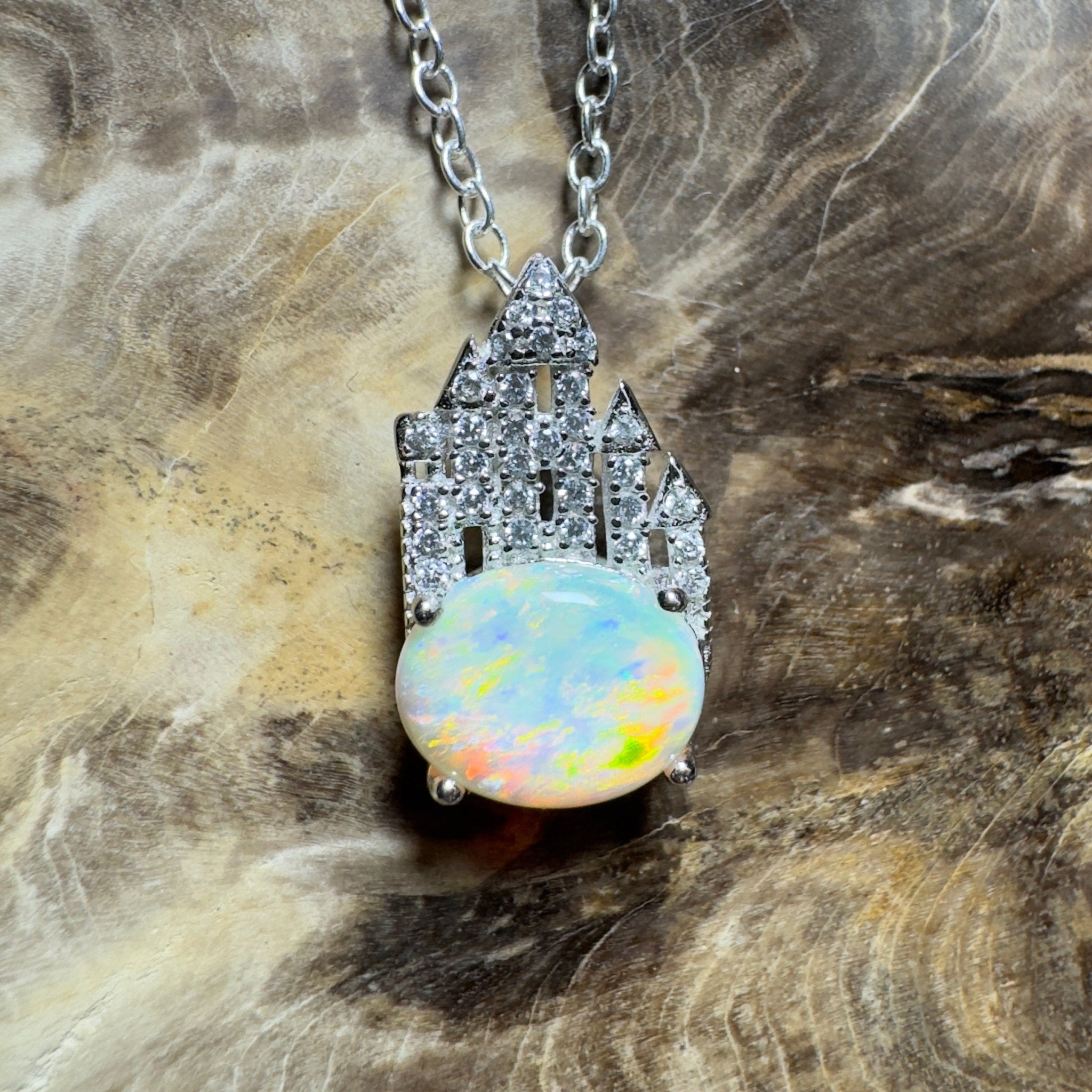 Pilbara Pulse ~ 1.4ct Lightning Ridge Opal 925 Silver Pendant