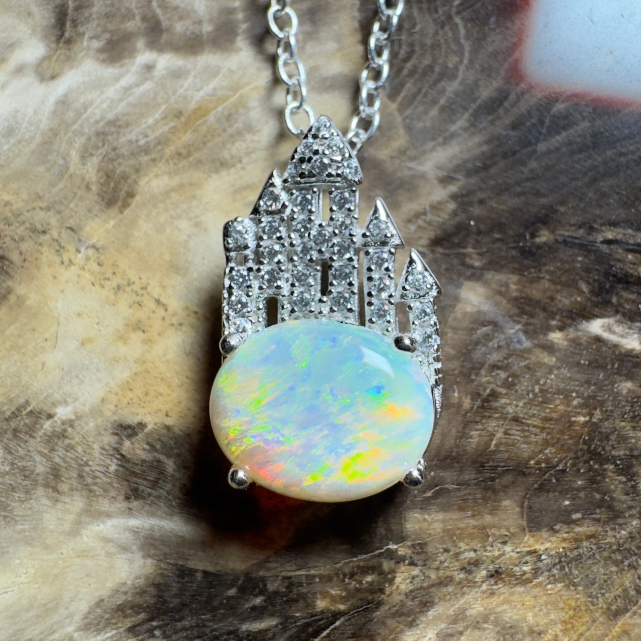 Pilbara Pulse ~ 1.4ct Lightning Ridge Opal 925 Silver Pendant