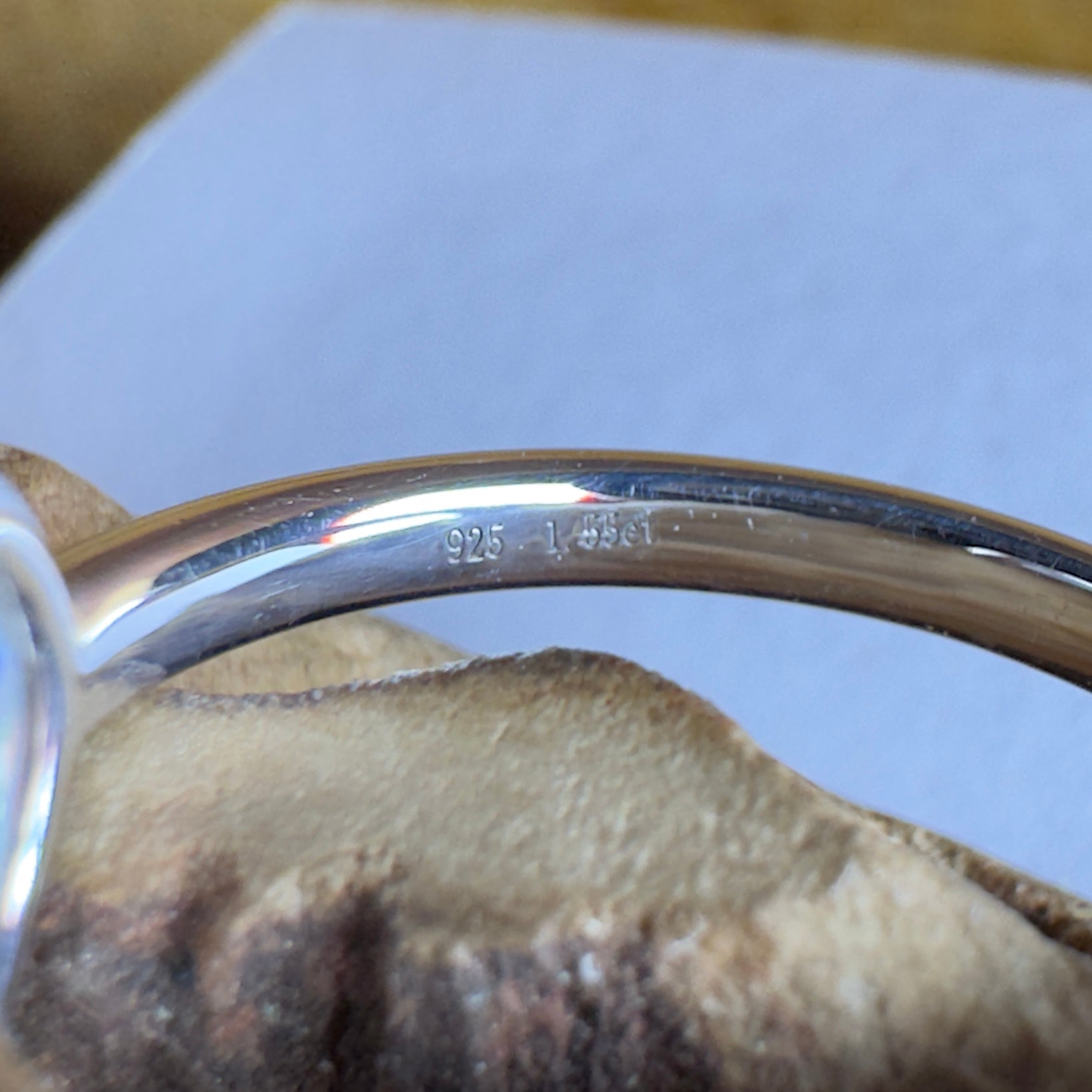 Pilbara Pulse - 1.55ct Solid Coober Pedy Opal 925 Silver Ring