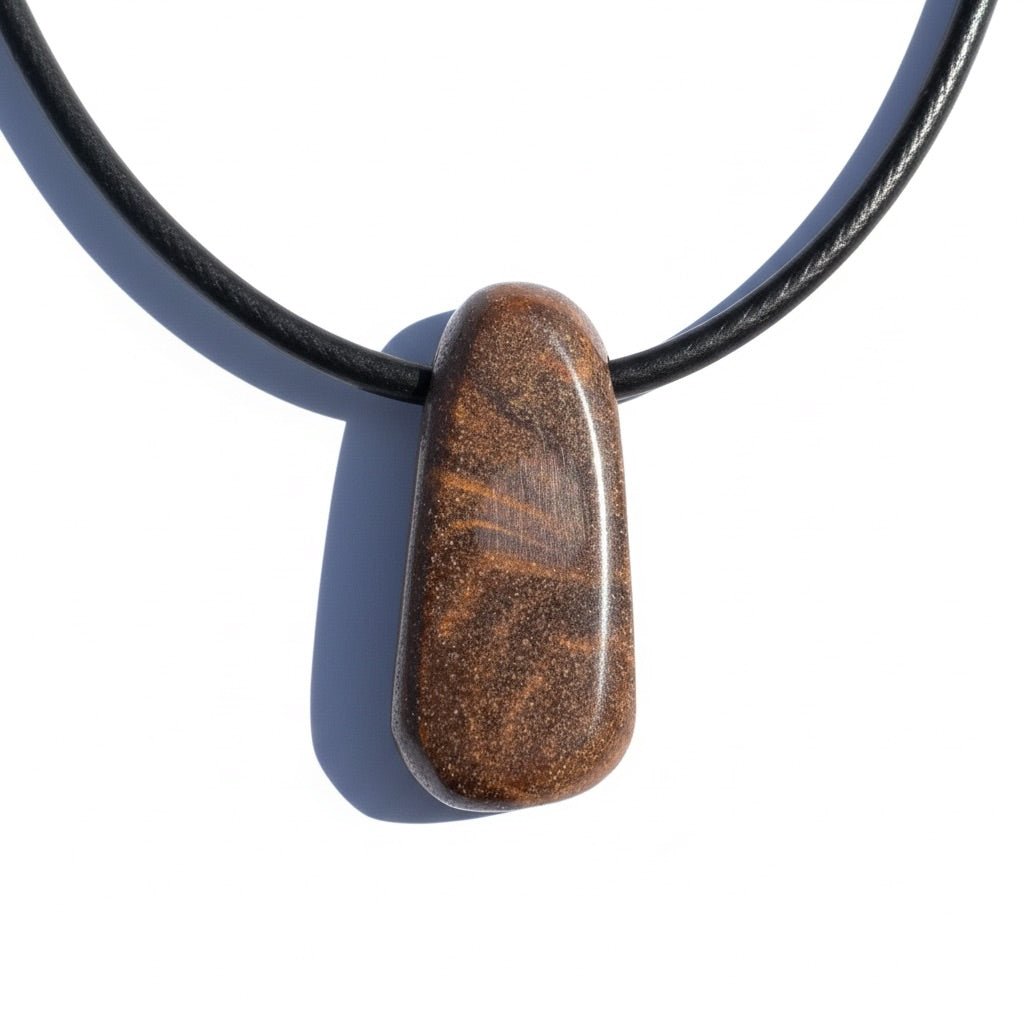 Solid Queensland Boulder Opal Pendant Necklace ~ 'Hawkesbury Flow' | Solid Australian Opal