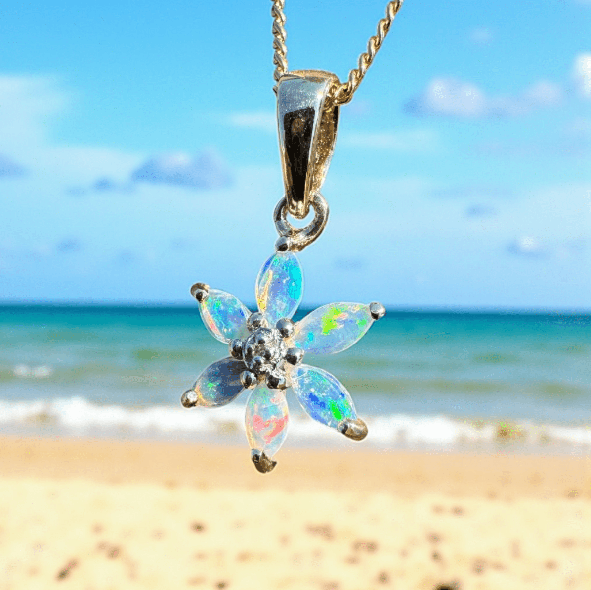 Bass Strait Surge ~ A bloom of light and sea - Iona Opal Australia