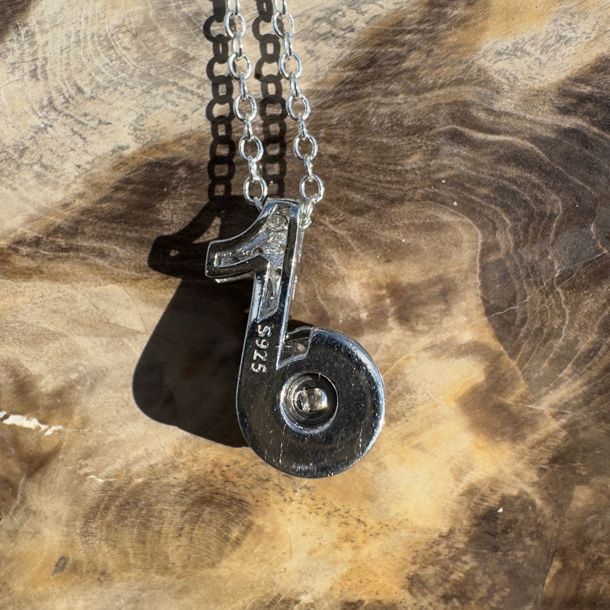 0.3ct Coober Pedy Opal Pendant Necklace ~ 'Esperance Horizon' | 925 Sterling Silver | Solid Australian Opal