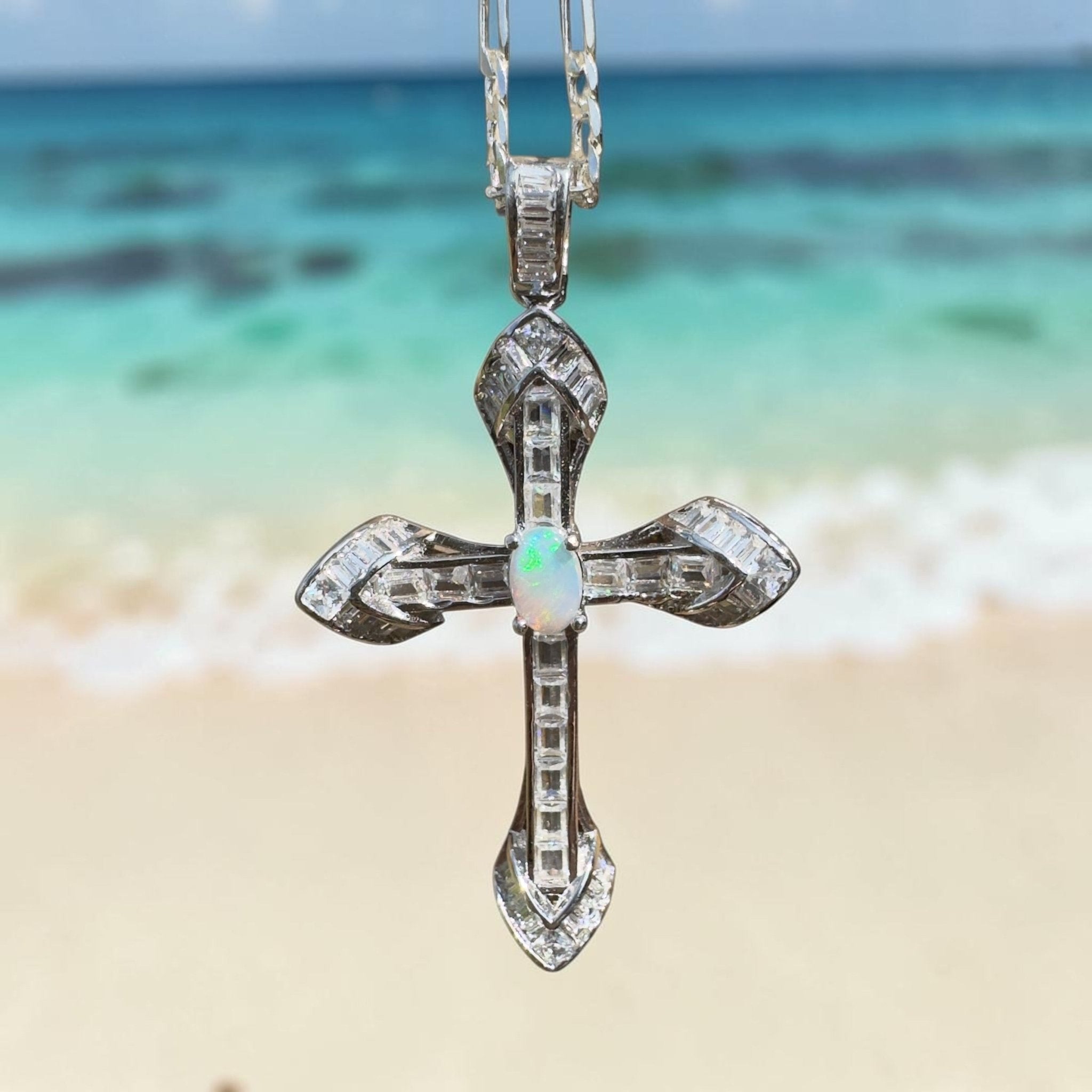 0.4ct Lightning Ridge Opal Pendant Necklace ~ 'Cradle Mountain Grace' | 925 Sterling Silver | Solid Australian Opal