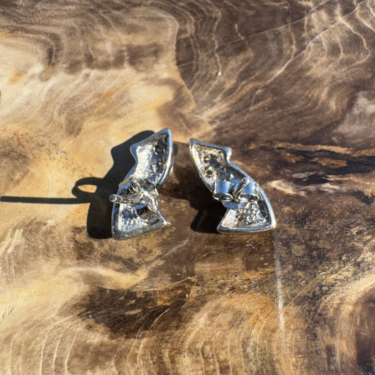 0.4ct Lightning Ridge Opal Stud Earrings ~ 'Bells Beach Aurora' | 925 Sterling Silver | Solid Australian Opal