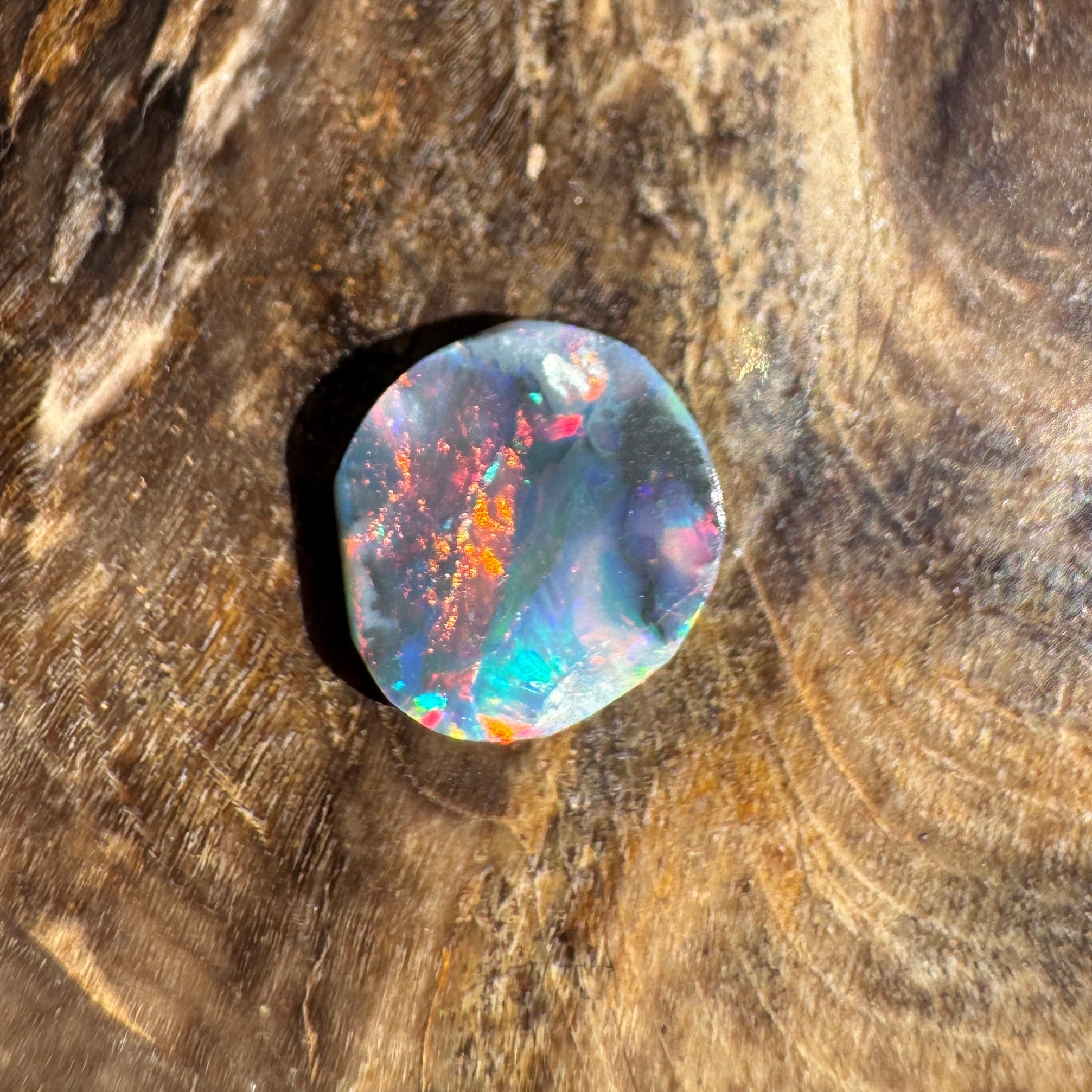 0.5ct Lightning Ridge Black Opal | Solid Australian Opal | Hand-Cut