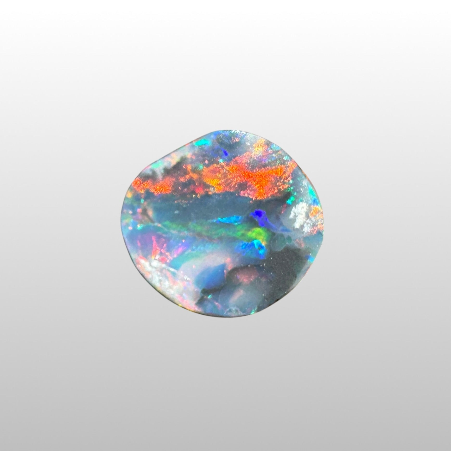 0.5ct Lightning Ridge Black Opal | Solid Australian Opal | Hand-Cut