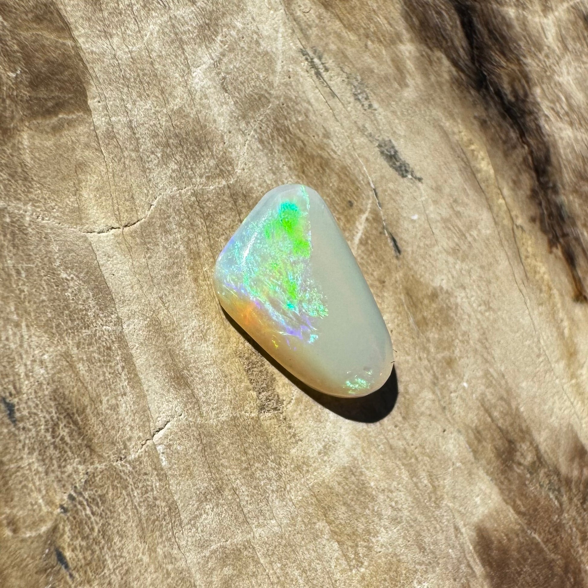 Coober Pedy Crystal Opal 1.4carat Solid Hand-Cut Luxury - Iona Opal Australia